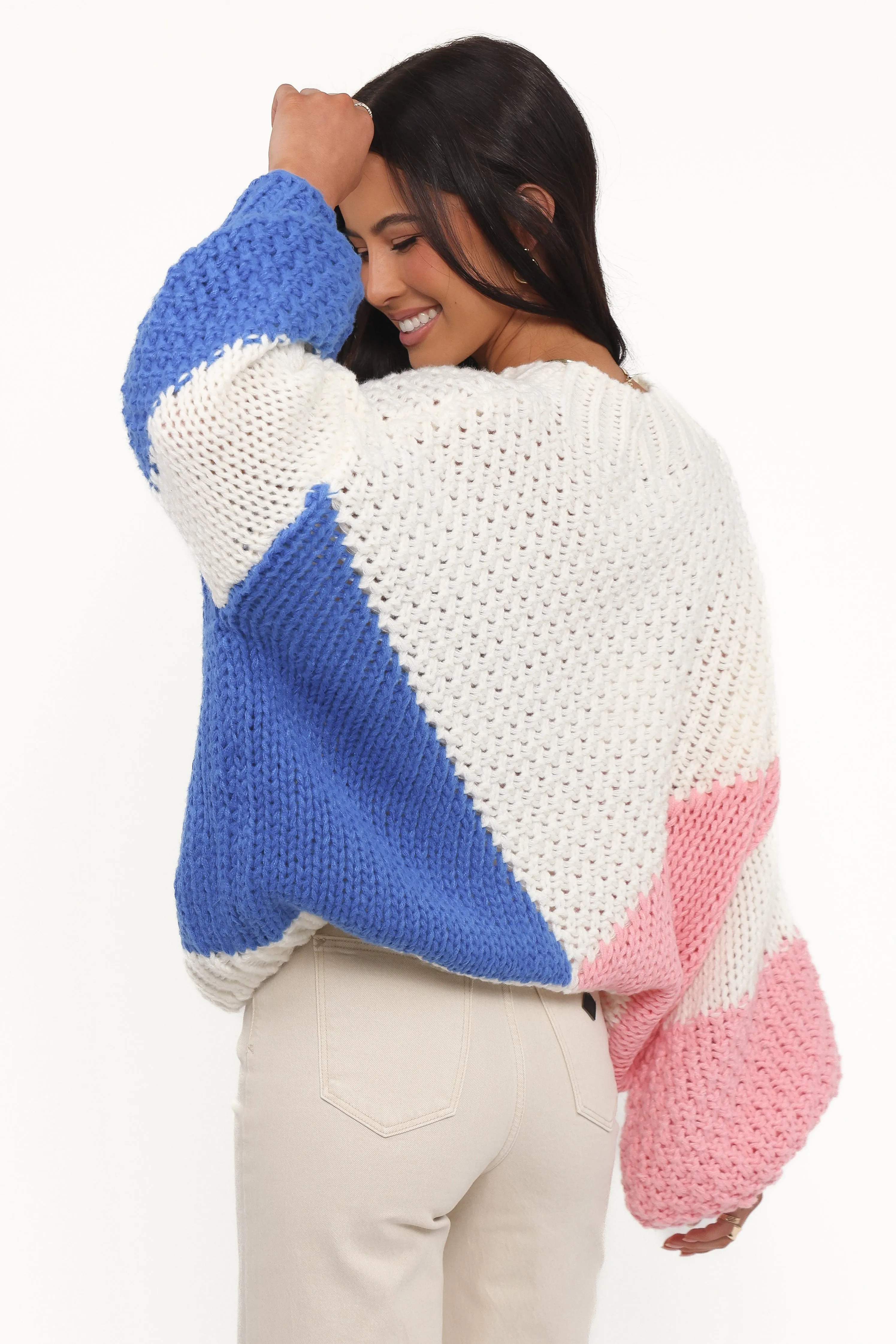 Koda Pattern Knit Sweater - White Multi sold by Petal & Pup product image thumbnail 3