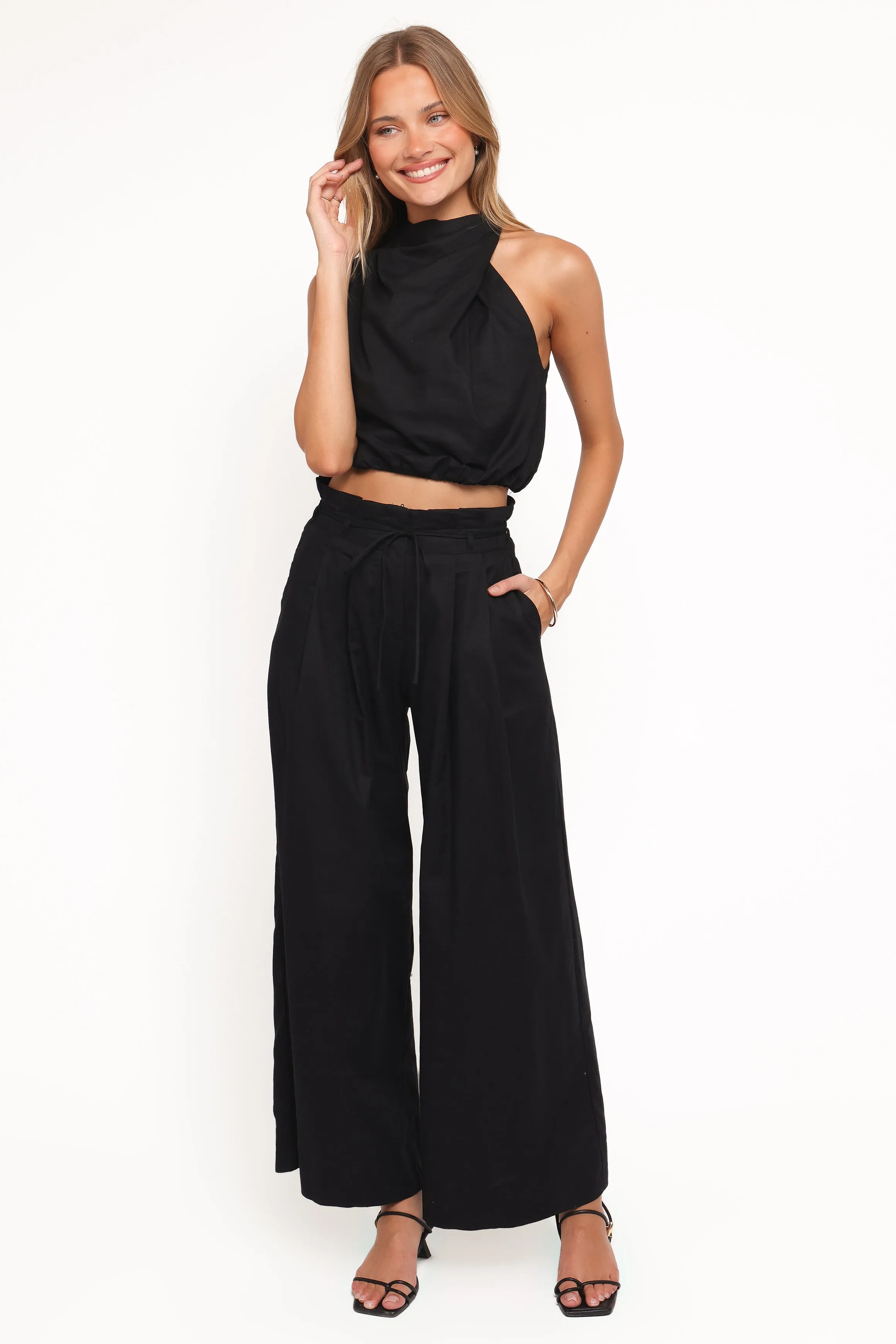 Althea Pant Set - Black sold by Petal & Pup
