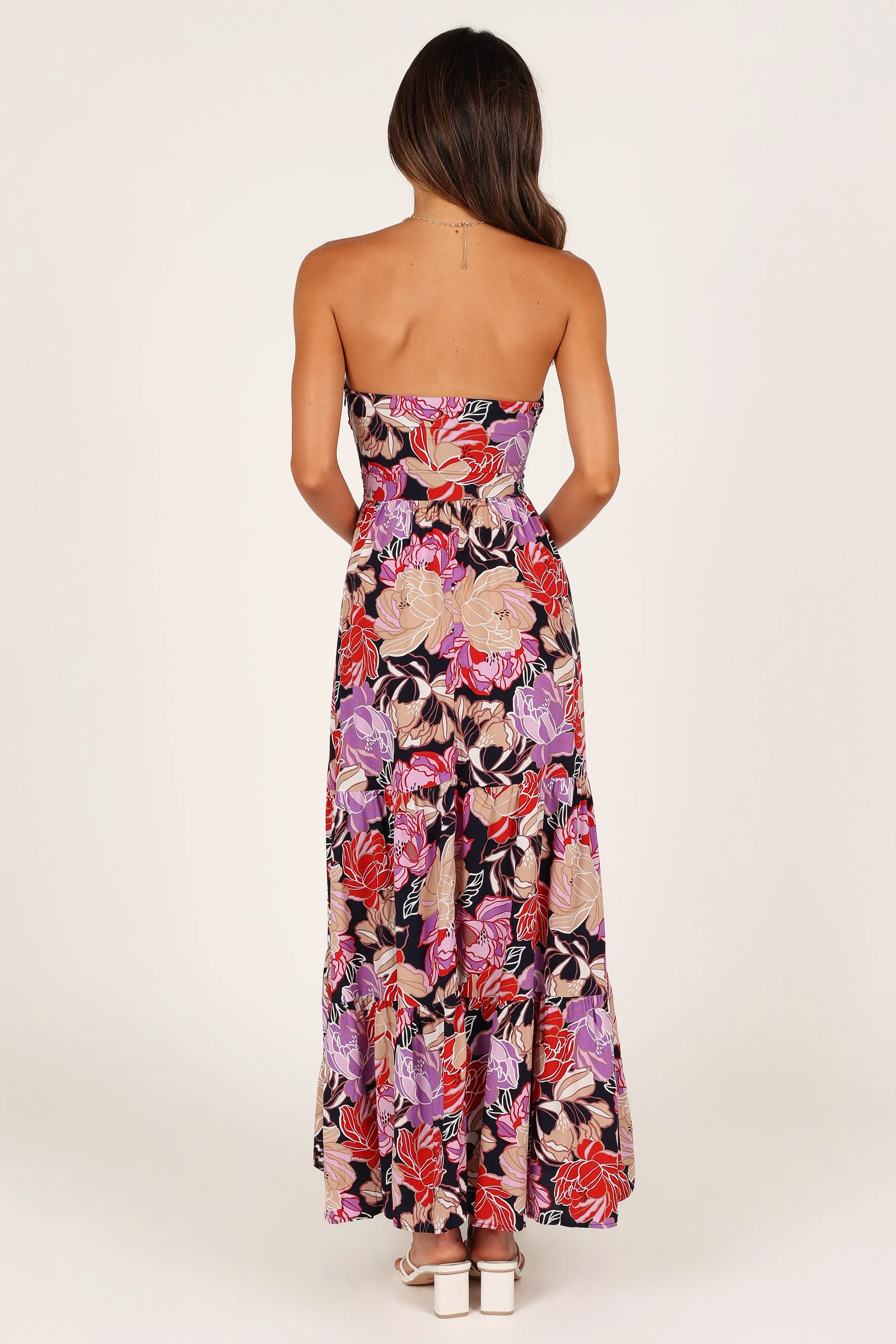 Sarai Dress - Purple Floral sold by Petal & Pup product image thumbnail 2