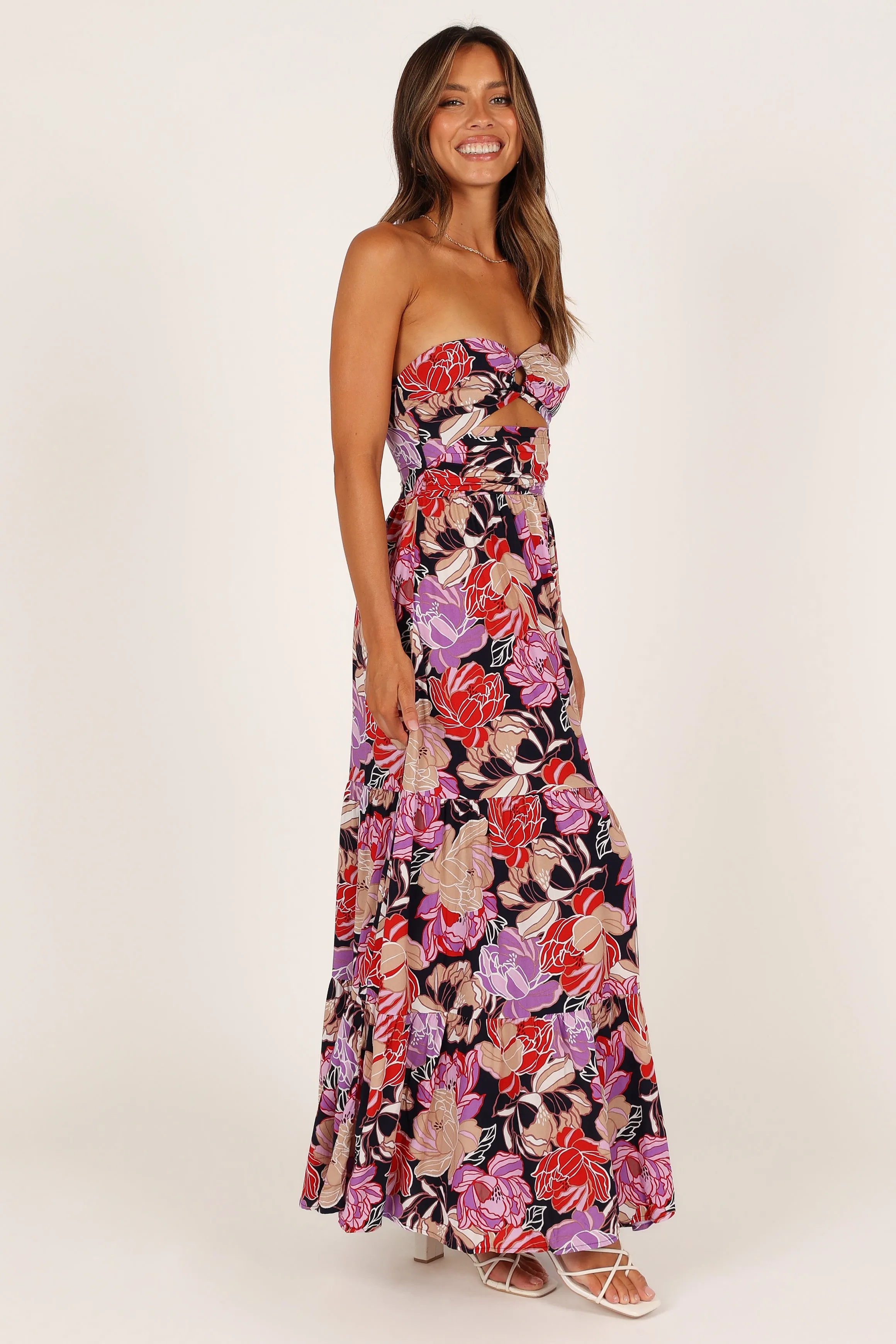 Sarai Dress - Purple Floral sold by Petal & Pup product image thumbnail 4