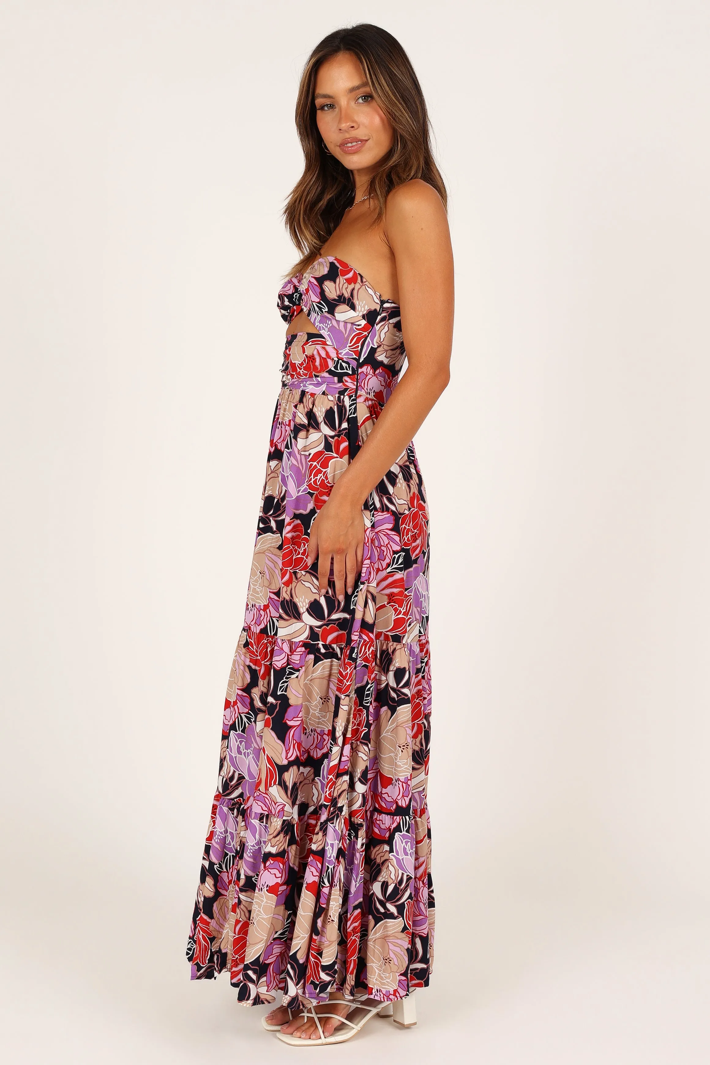 Sarai Dress - Purple Floral sold by Petal & Pup product image thumbnail 5