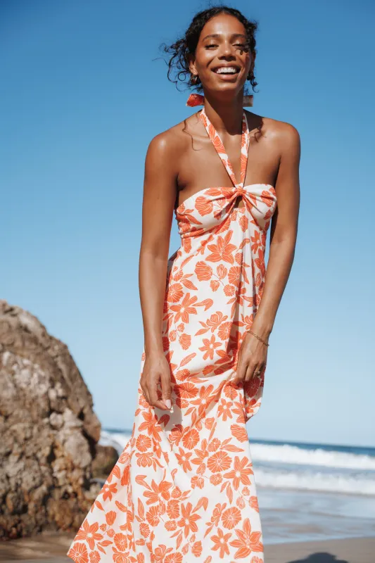 Cottrell Maxi Dress - Red Floral sold by Petal & Pup