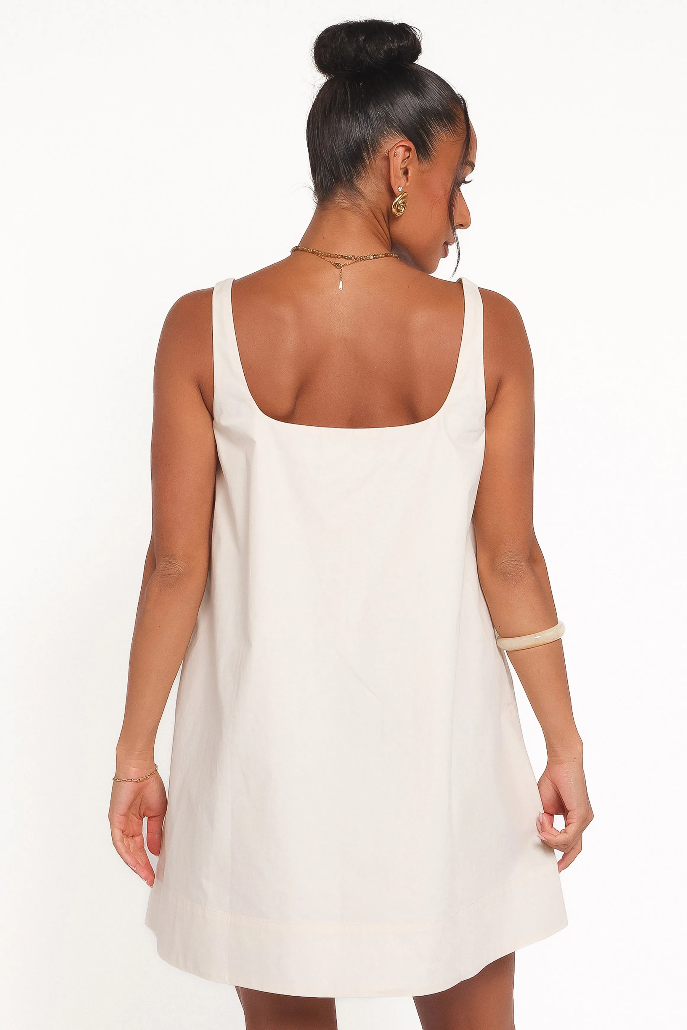 Kora Mini Dress - Chalk White sold by Petal & Pup product image thumbnail 5