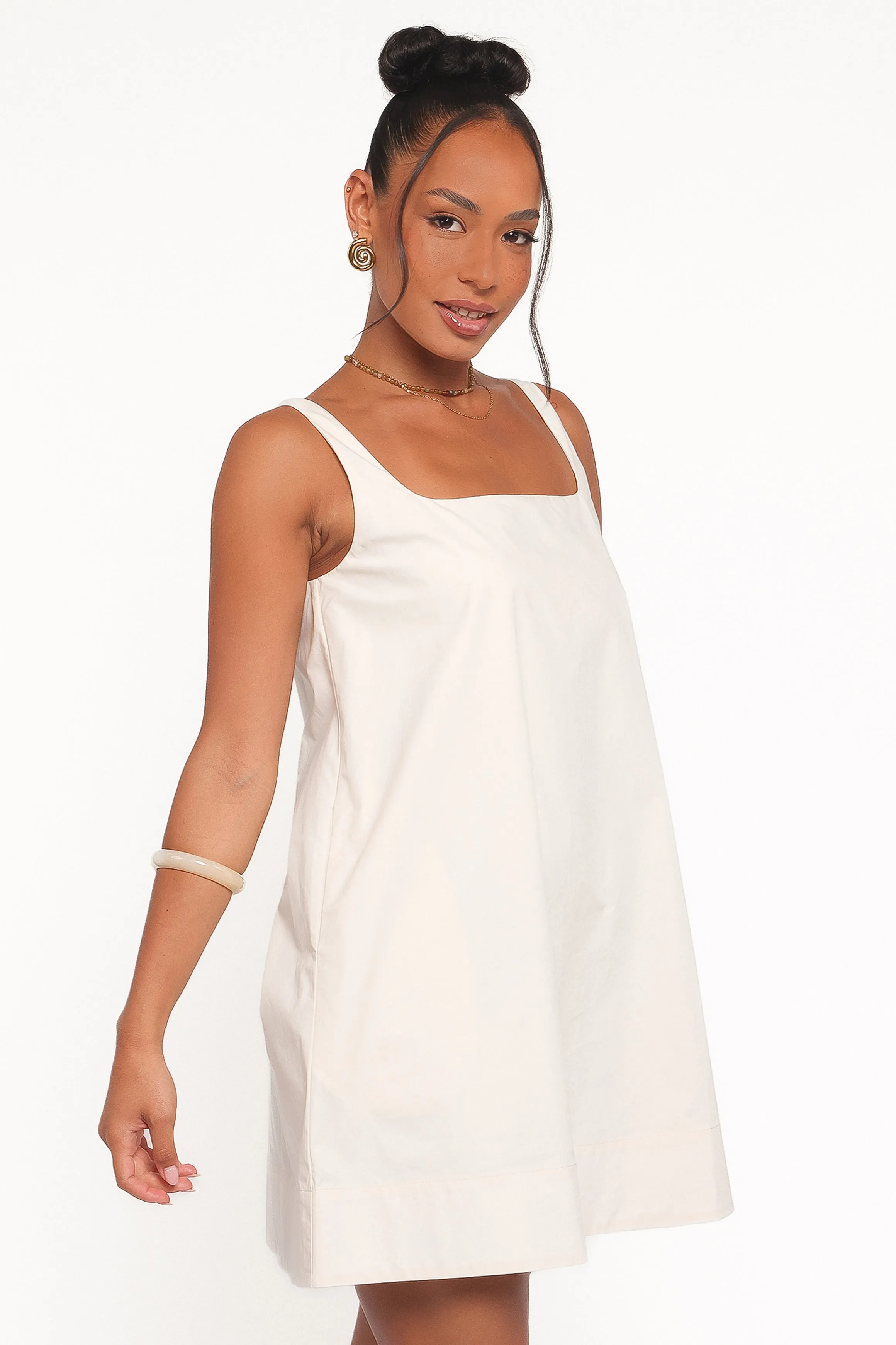 Kora Mini Dress - Chalk White sold by Petal & Pup product image thumbnail 4