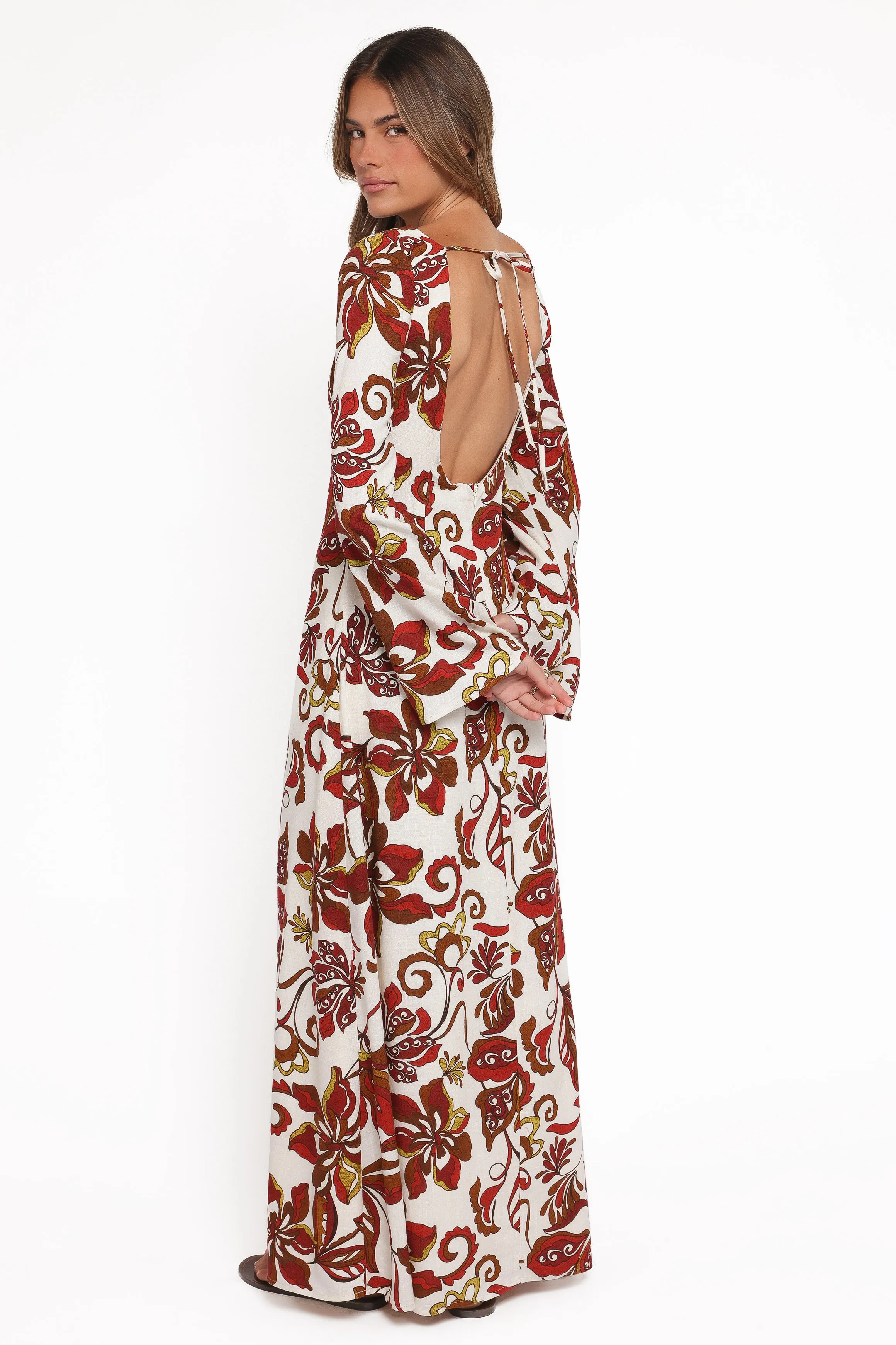Inala Maxi Dress - Brown Floral sold by Petal & Pup product image thumbnail 5
