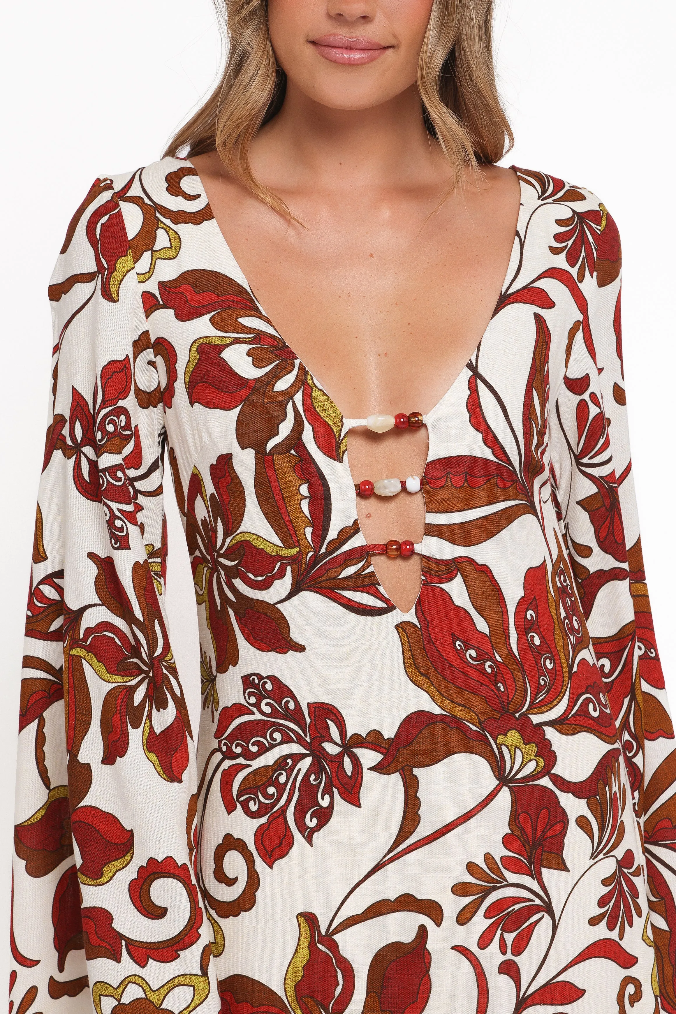 Inala Maxi Dress - Brown Floral sold by Petal & Pup product image thumbnail 3