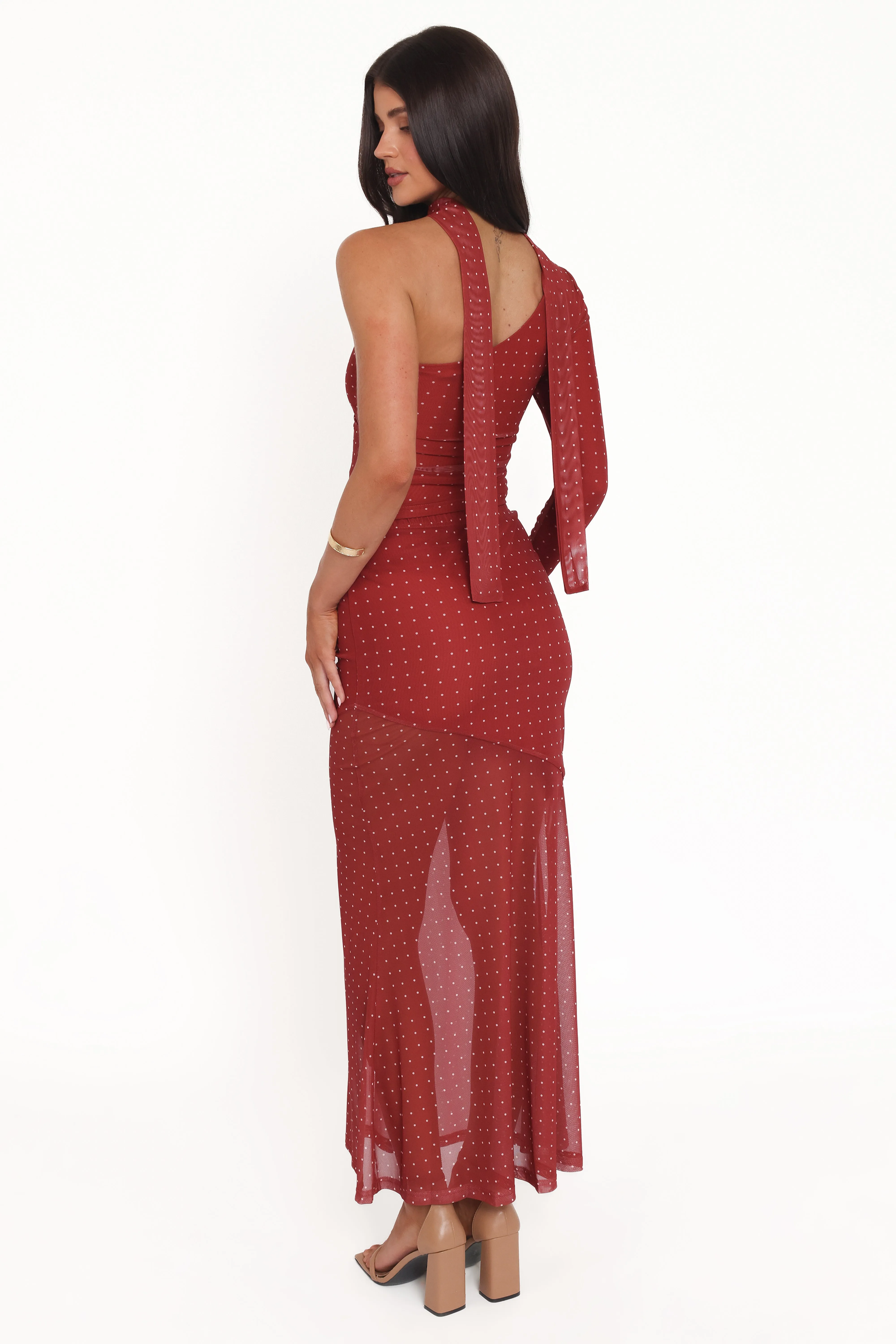 Hollie Mesh Skirt Set - Red Polka Dot sold by Petal & Pup product image thumbnail 5