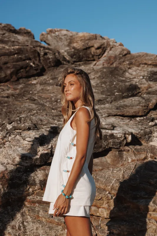 Kelsey Short Set - Cream sold by Petal & Pup