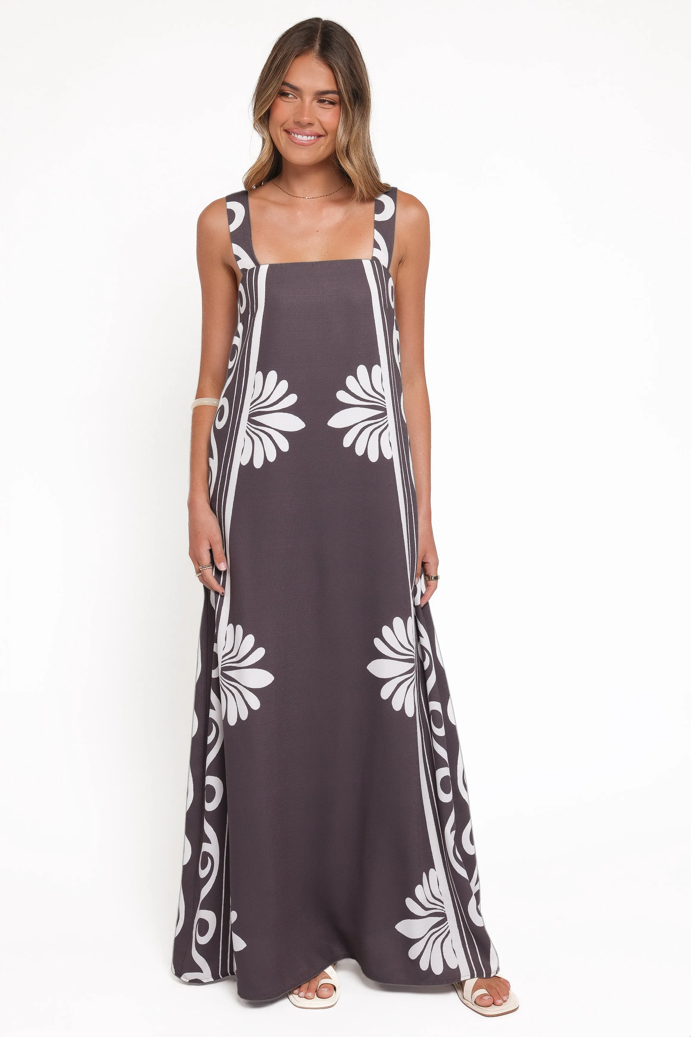 Valeria Maxi Dress - Espresso sold by Petal & Pup product image thumbnail 2