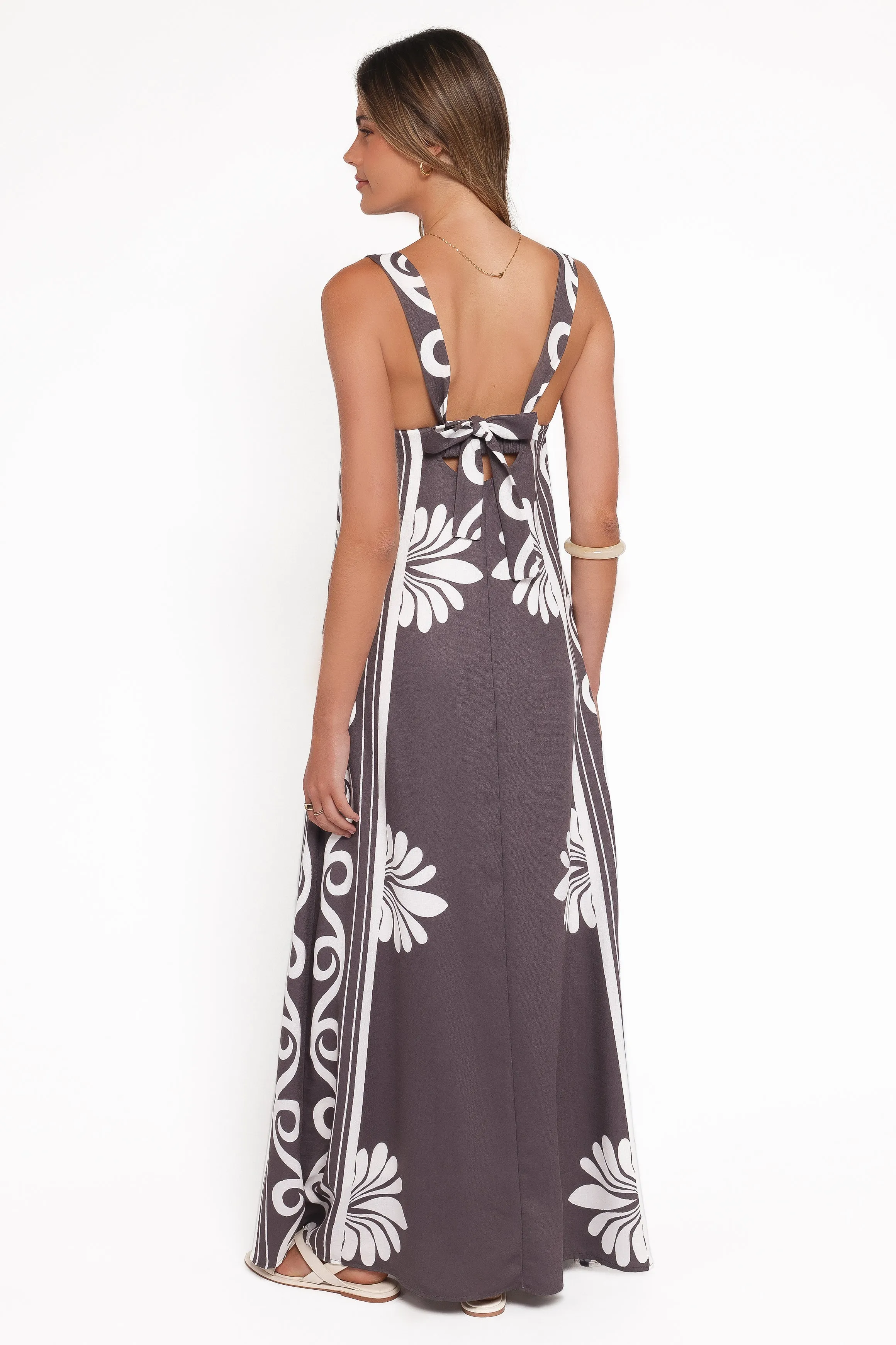 Valeria Maxi Dress - Espresso sold by Petal & Pup product image thumbnail 5