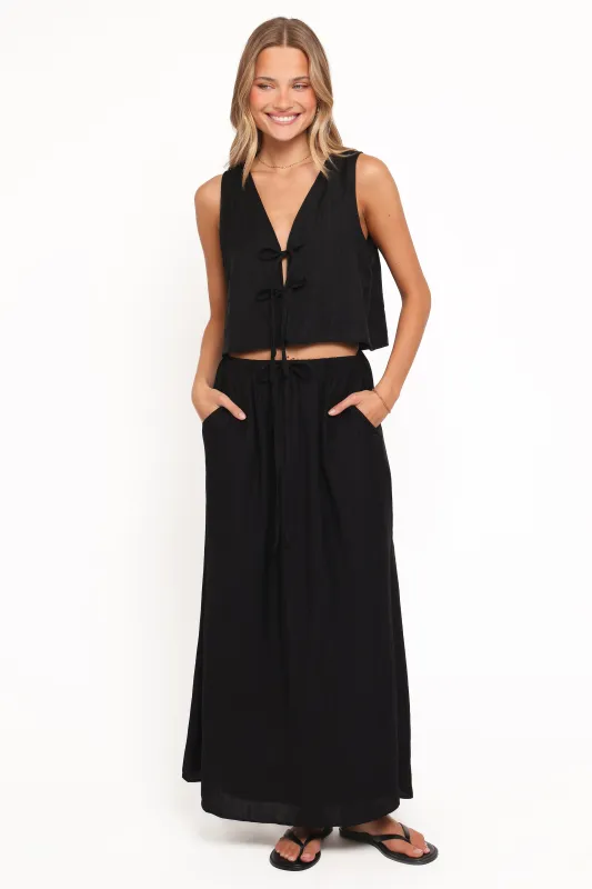 Captie Skirt Set - Black sold by Petal & Pup