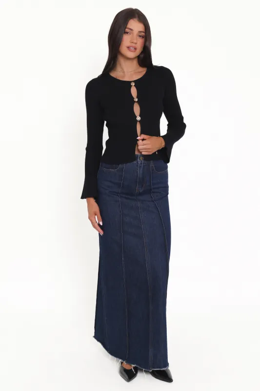 Rosienna Knit Top - Black sold by Petal & Pup