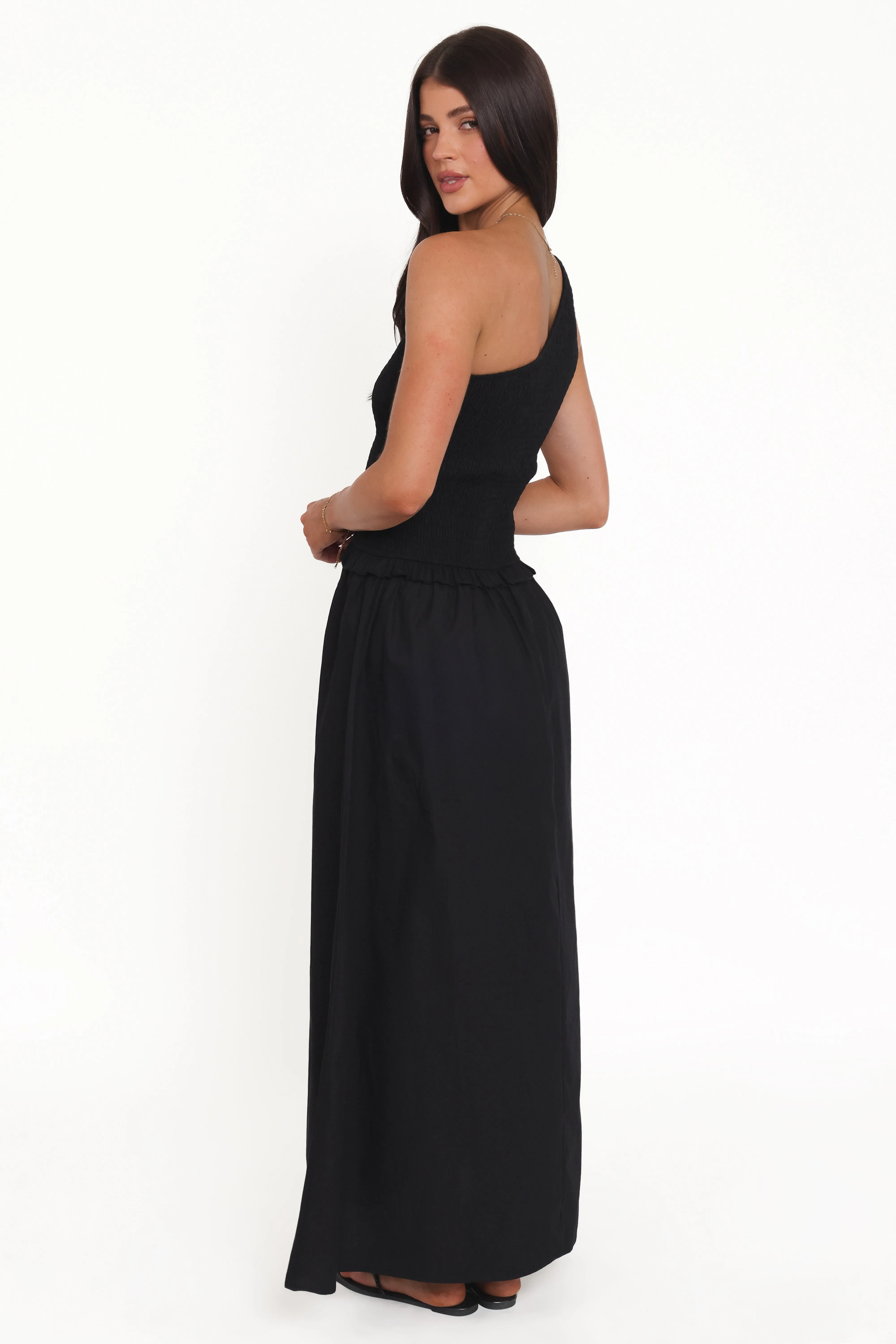 Myla One Shoulder Maxi Dress - Black sold by Petal & Pup product image thumbnail 4