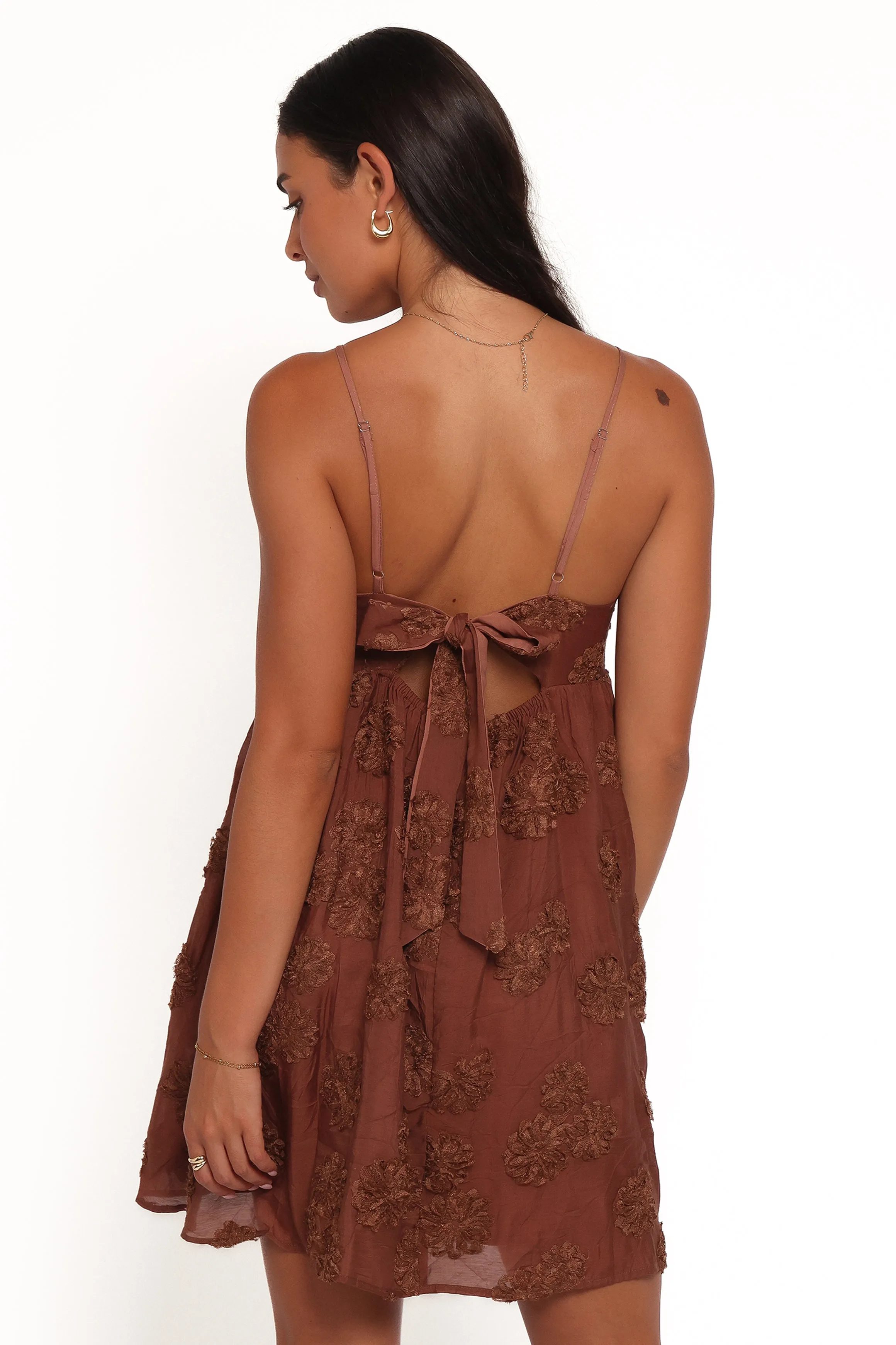 Giana Mini Dress - Brown sold by Petal & Pup product image thumbnail 4