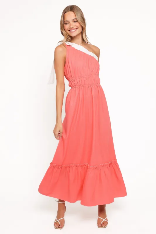 Gilda Maxi Dress - Coral sold by Petal & Pup