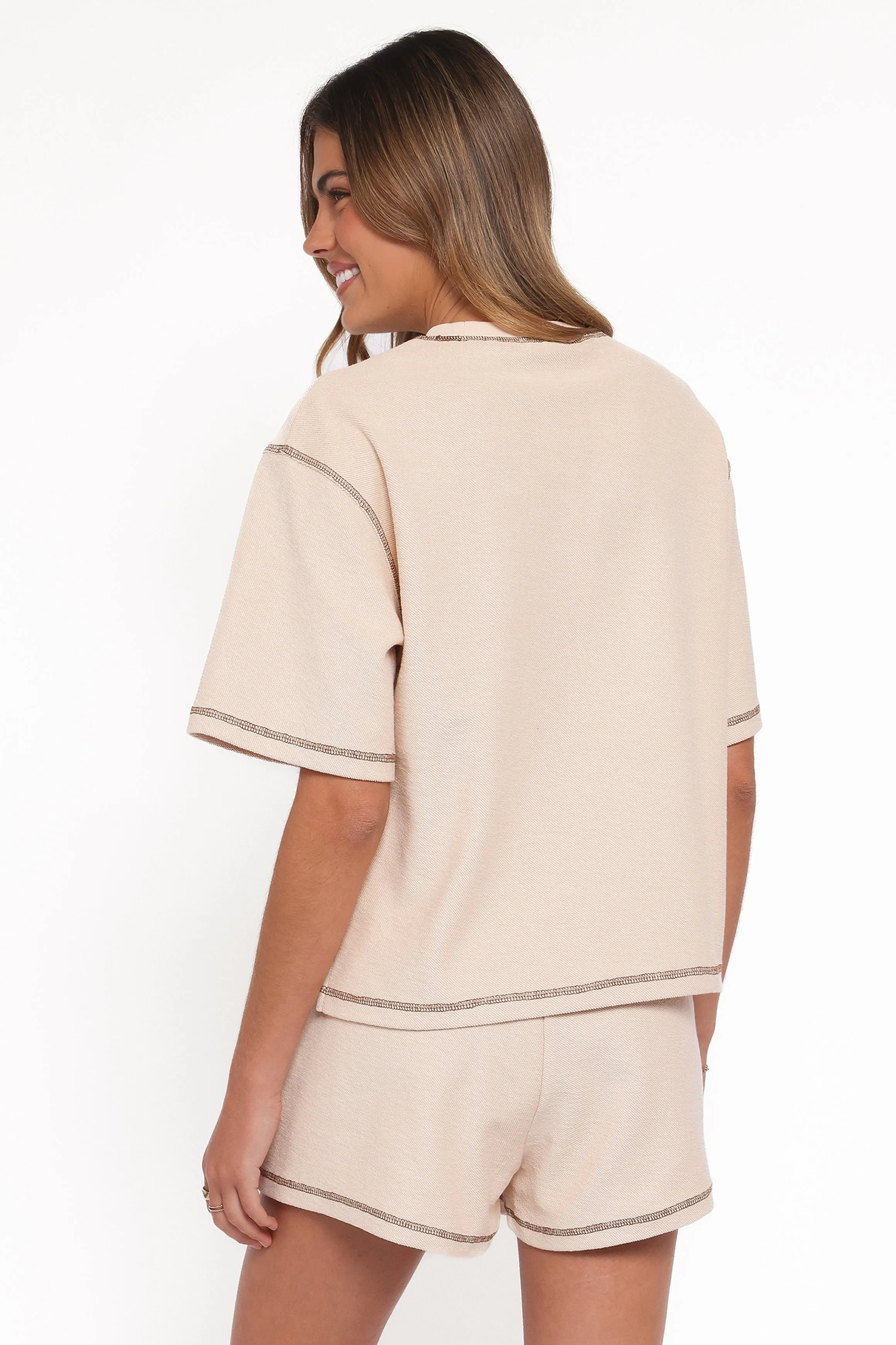 Melody Knit Short Set - Oat sold by Petal & Pup product image thumbnail 4