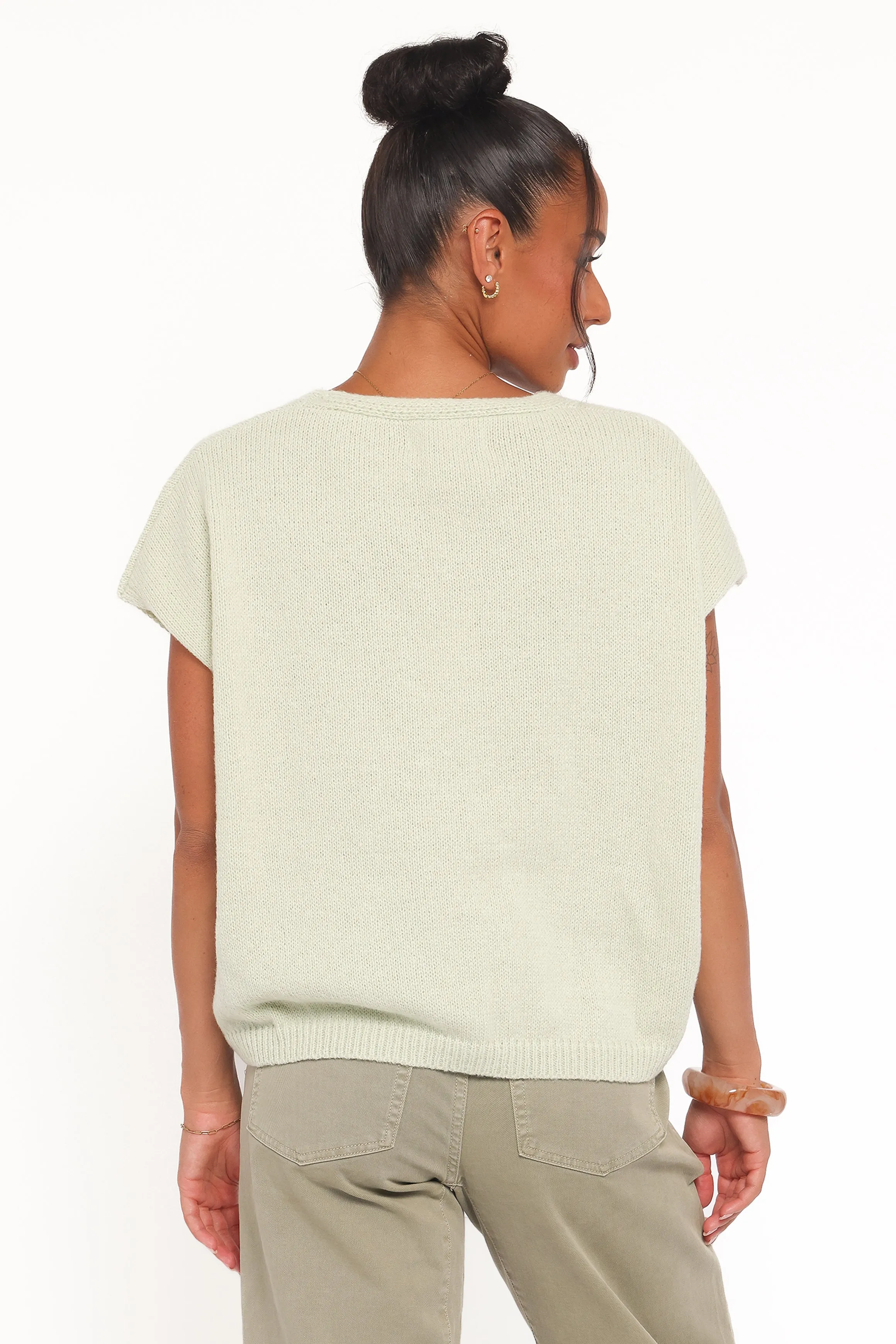 Mariana Knit Vest - Sage sold by Petal & Pup product image thumbnail 4