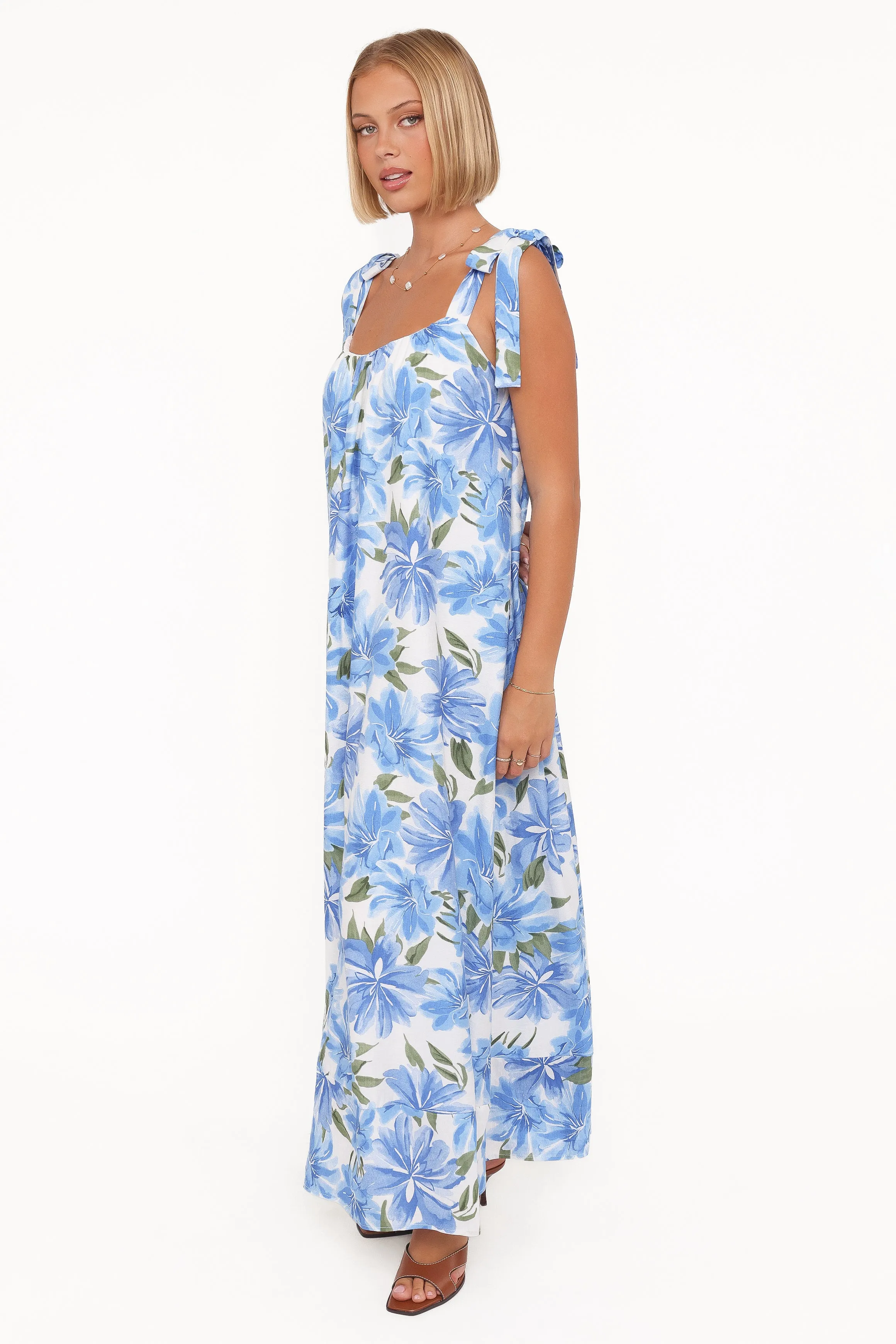 Amber Maxi Dress - Blue Floral sold by Petal & Pup product image thumbnail 3