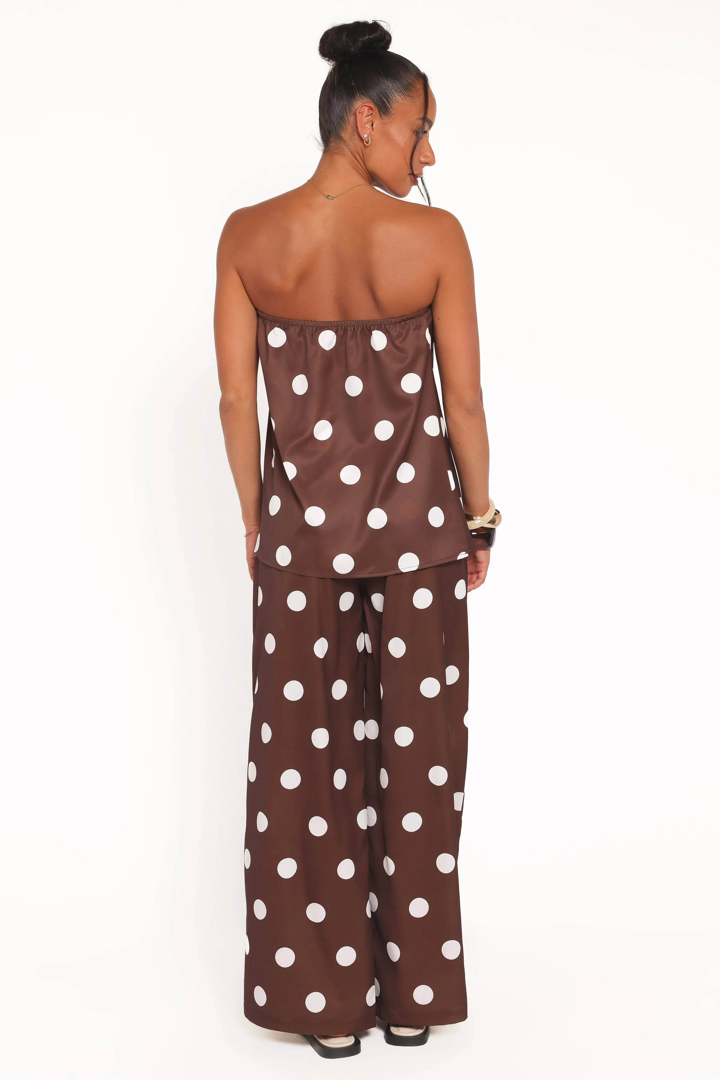 Brielle Polka Dot Set - Brown Polka Dot sold by Petal & Pup product image thumbnail 5