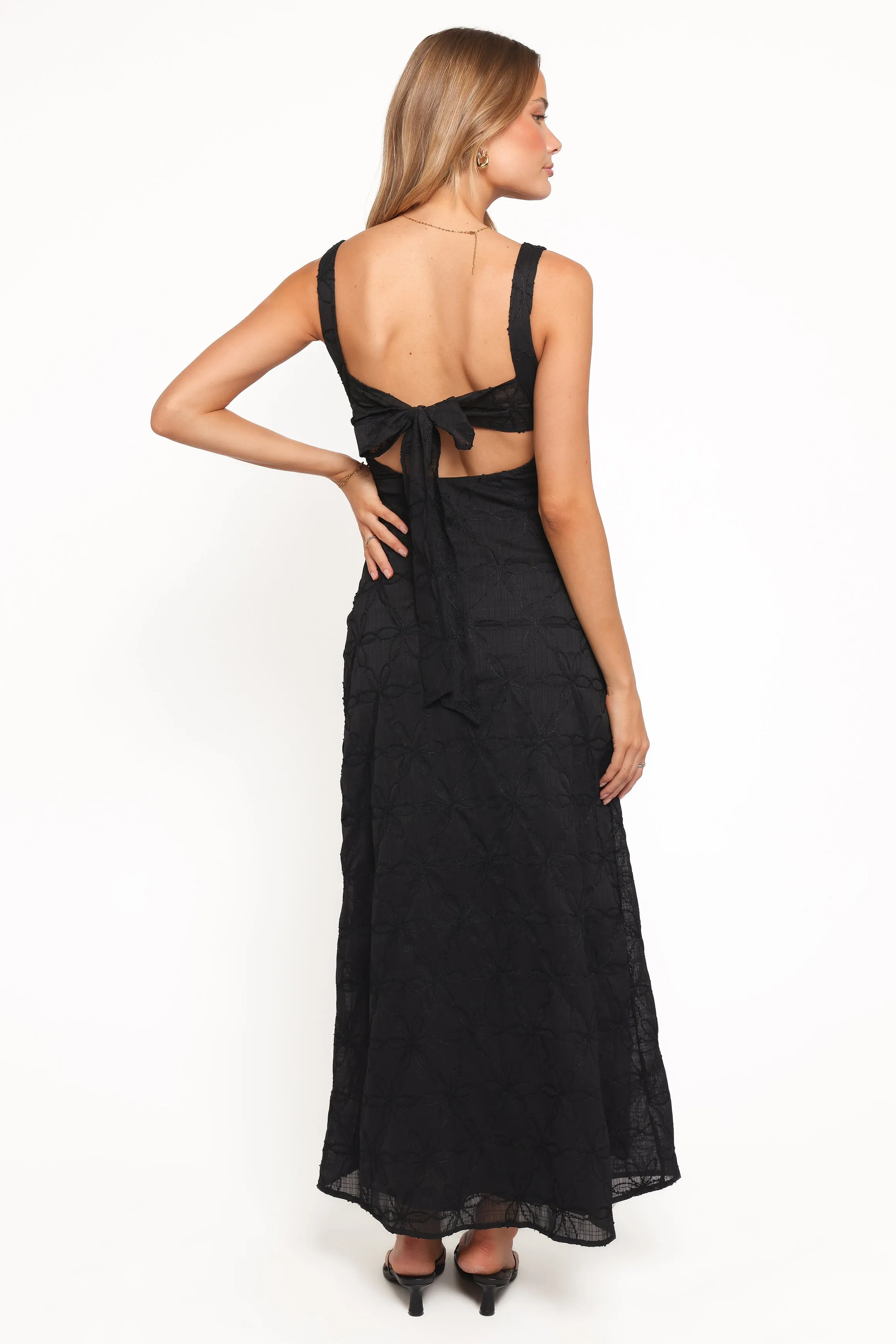 Beryl Maxi Dress - Black sold by Petal & Pup product image thumbnail 4