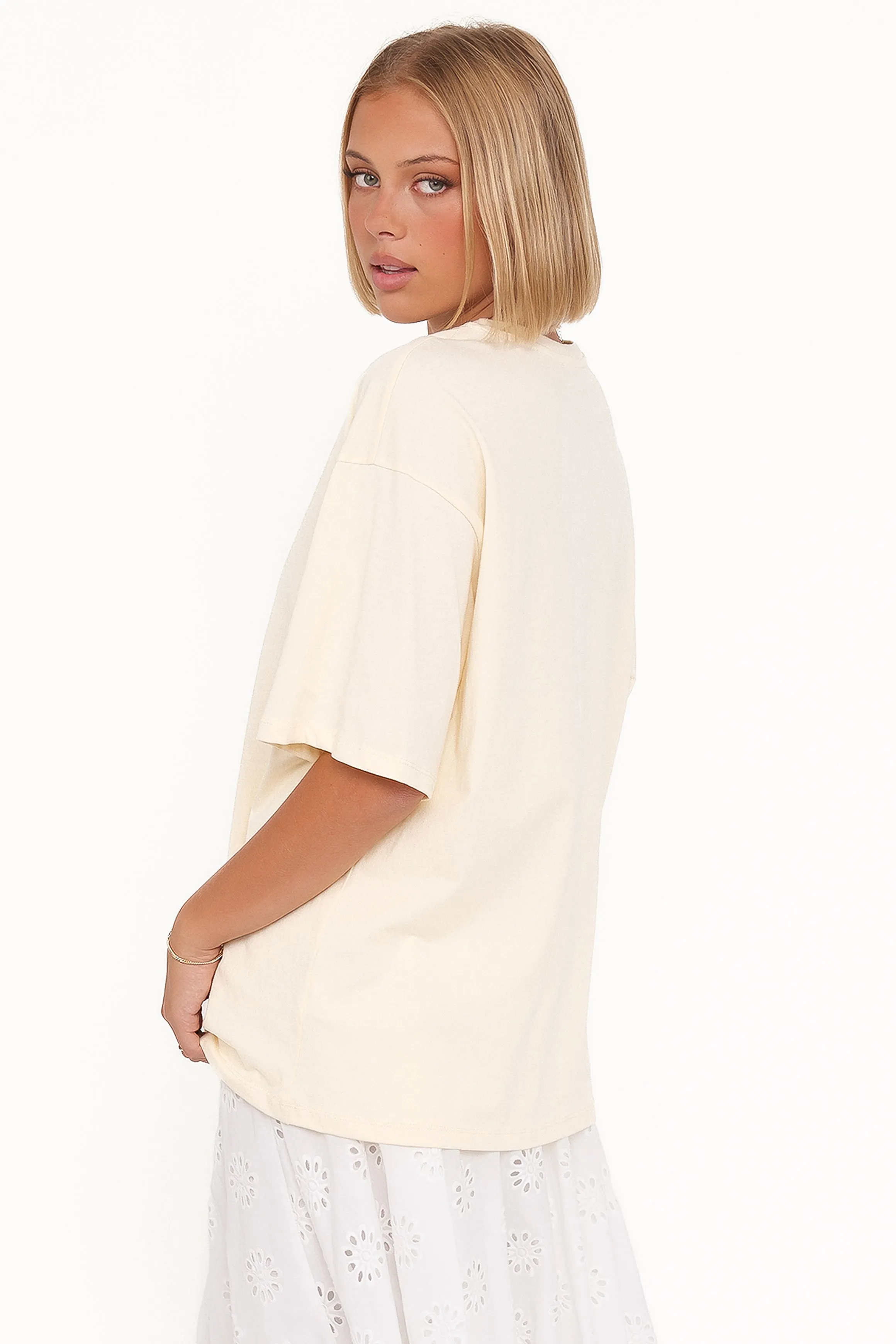 Petite Saucisse Tee - Cream sold by Petal & Pup product image thumbnail 4