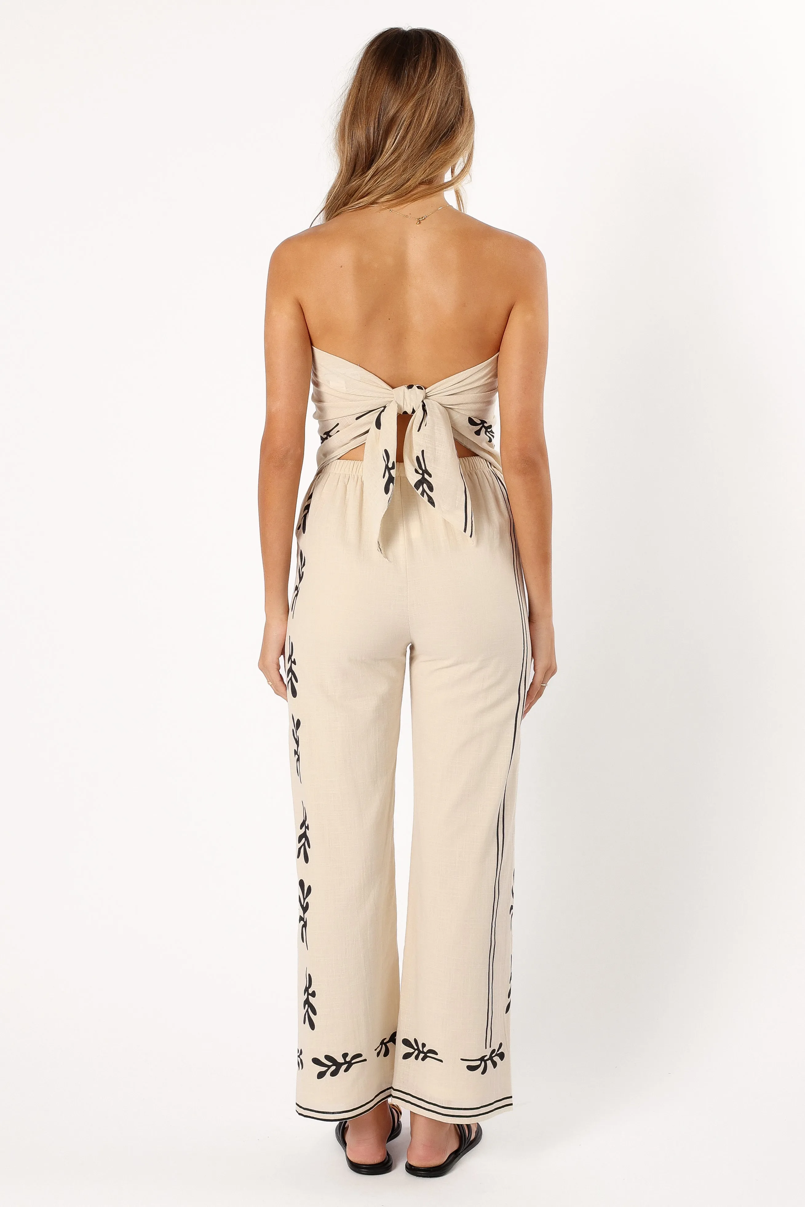 Hilton Pant Set - Beige Black sold by Petal & Pup product image thumbnail 4