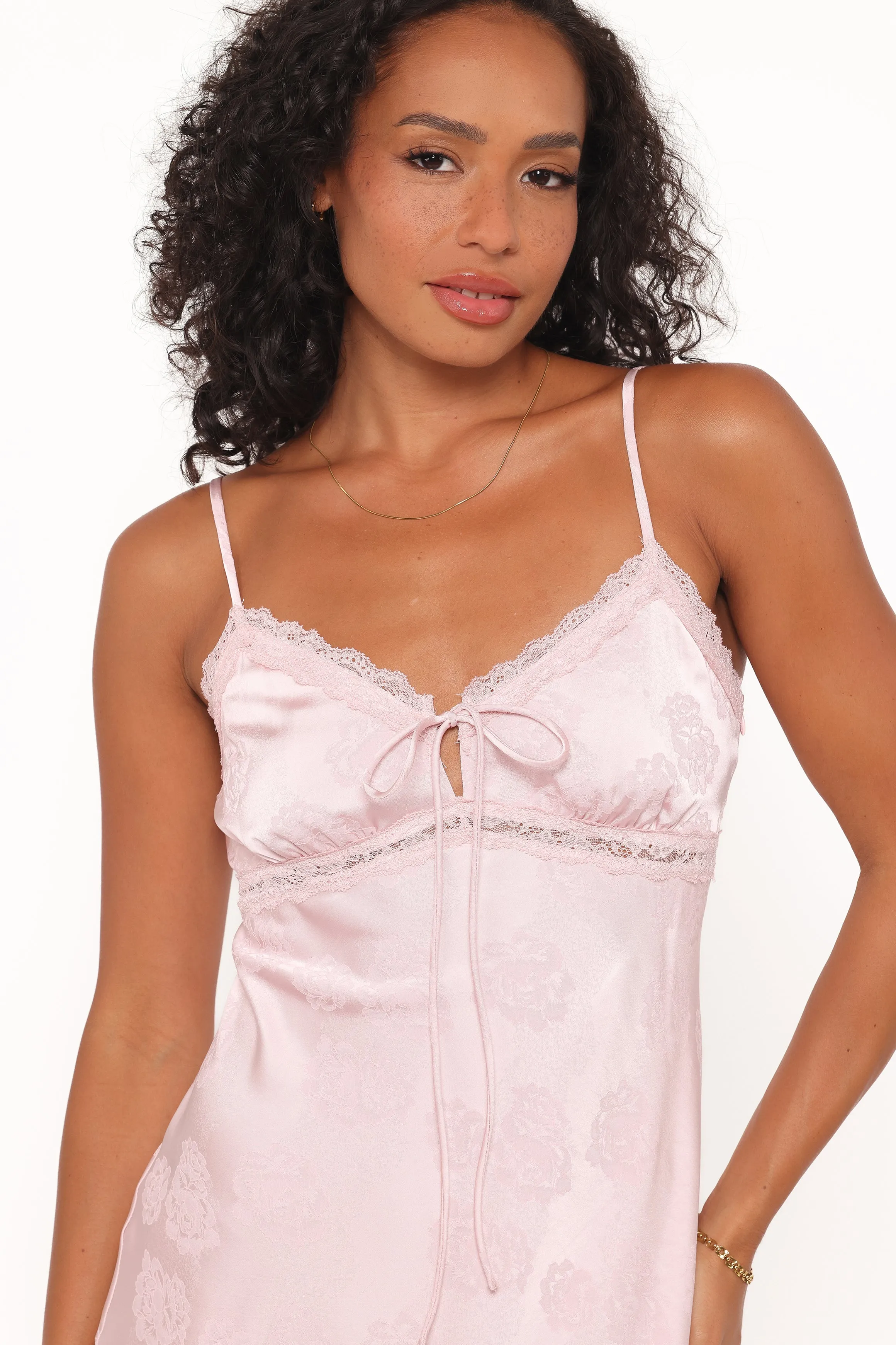 Melita Lace Maxi Dress - Pink sold by Petal & Pup product image thumbnail 2