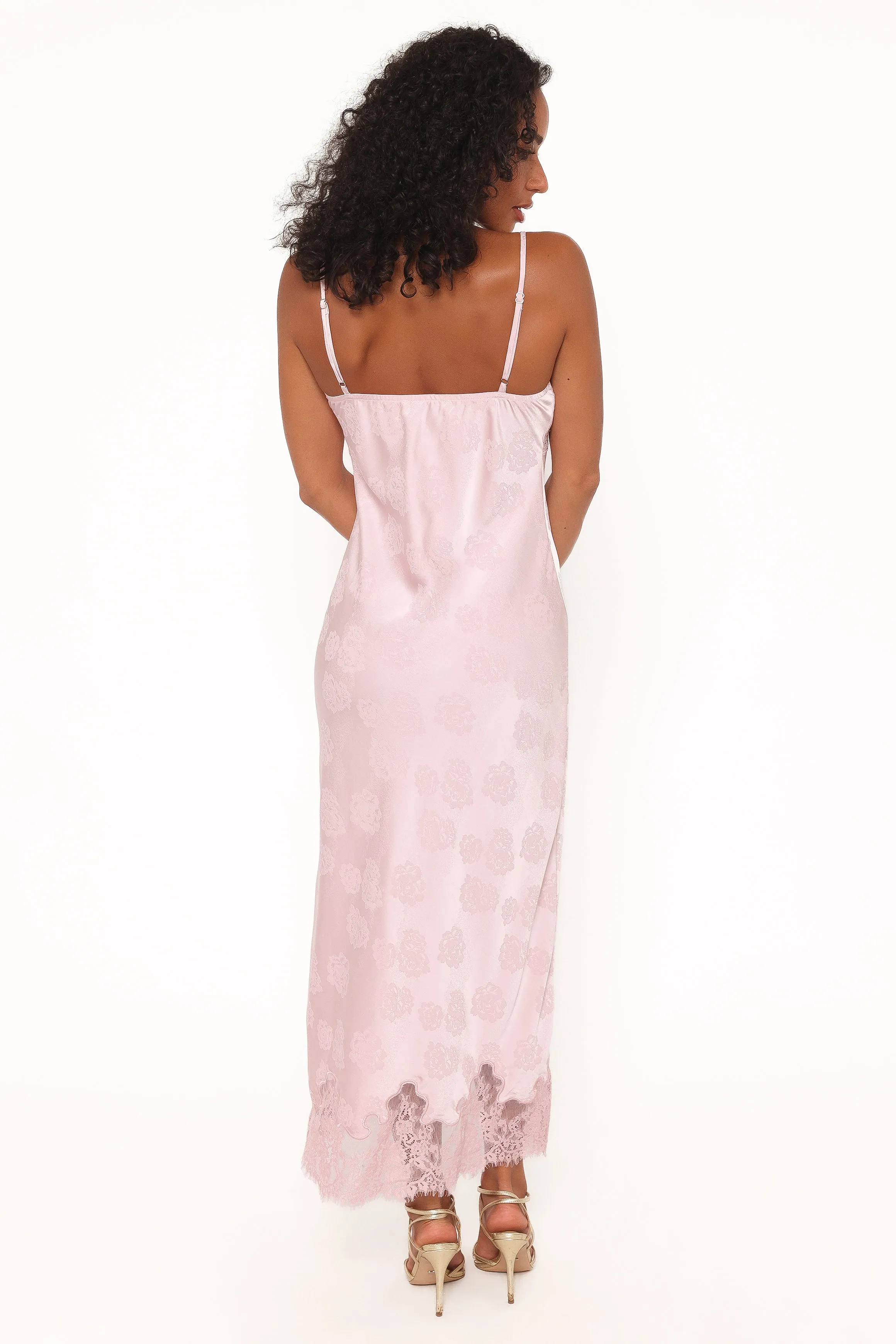Melita Lace Maxi Dress - Pink sold by Petal & Pup product image thumbnail 4