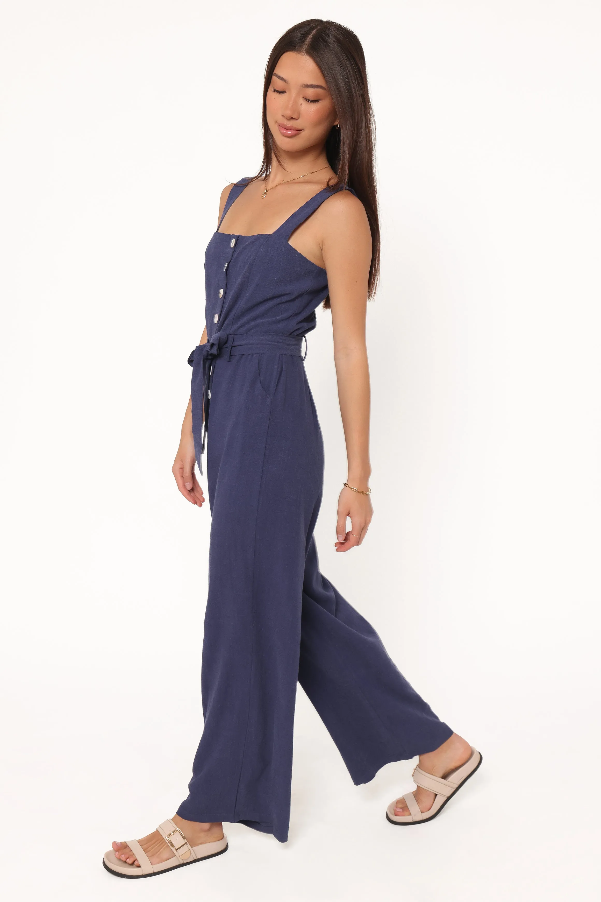 Rachel Jumpsuit - Navy sold by Petal & Pup product image thumbnail 3