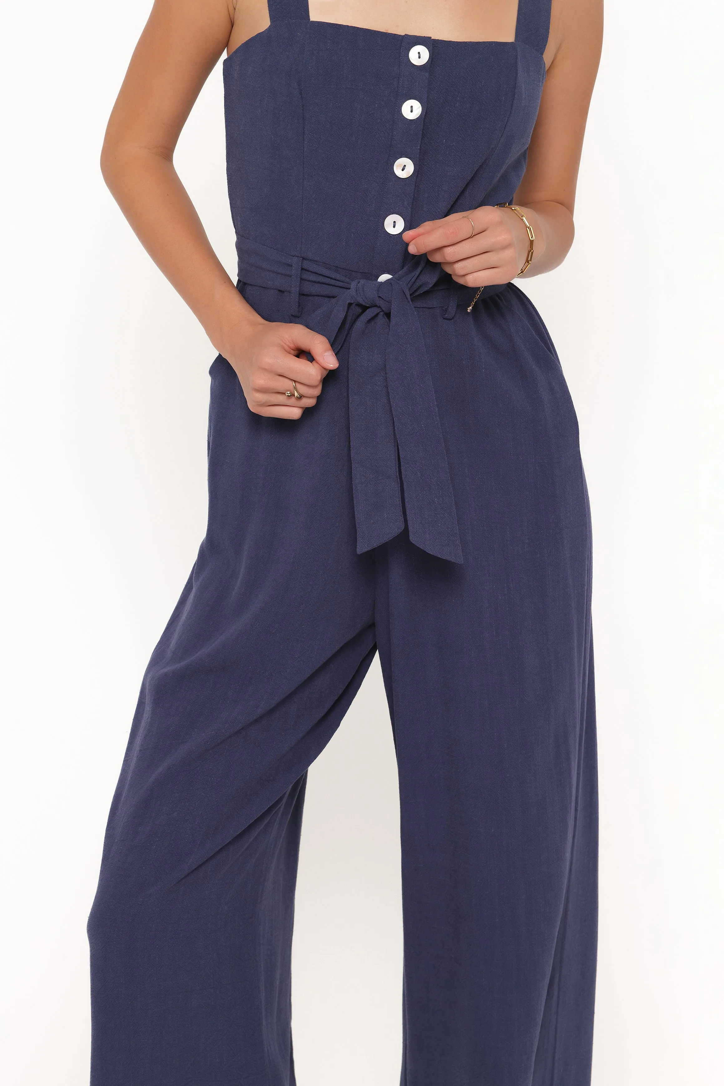 Rachel Jumpsuit - Navy sold by Petal & Pup product image thumbnail 5