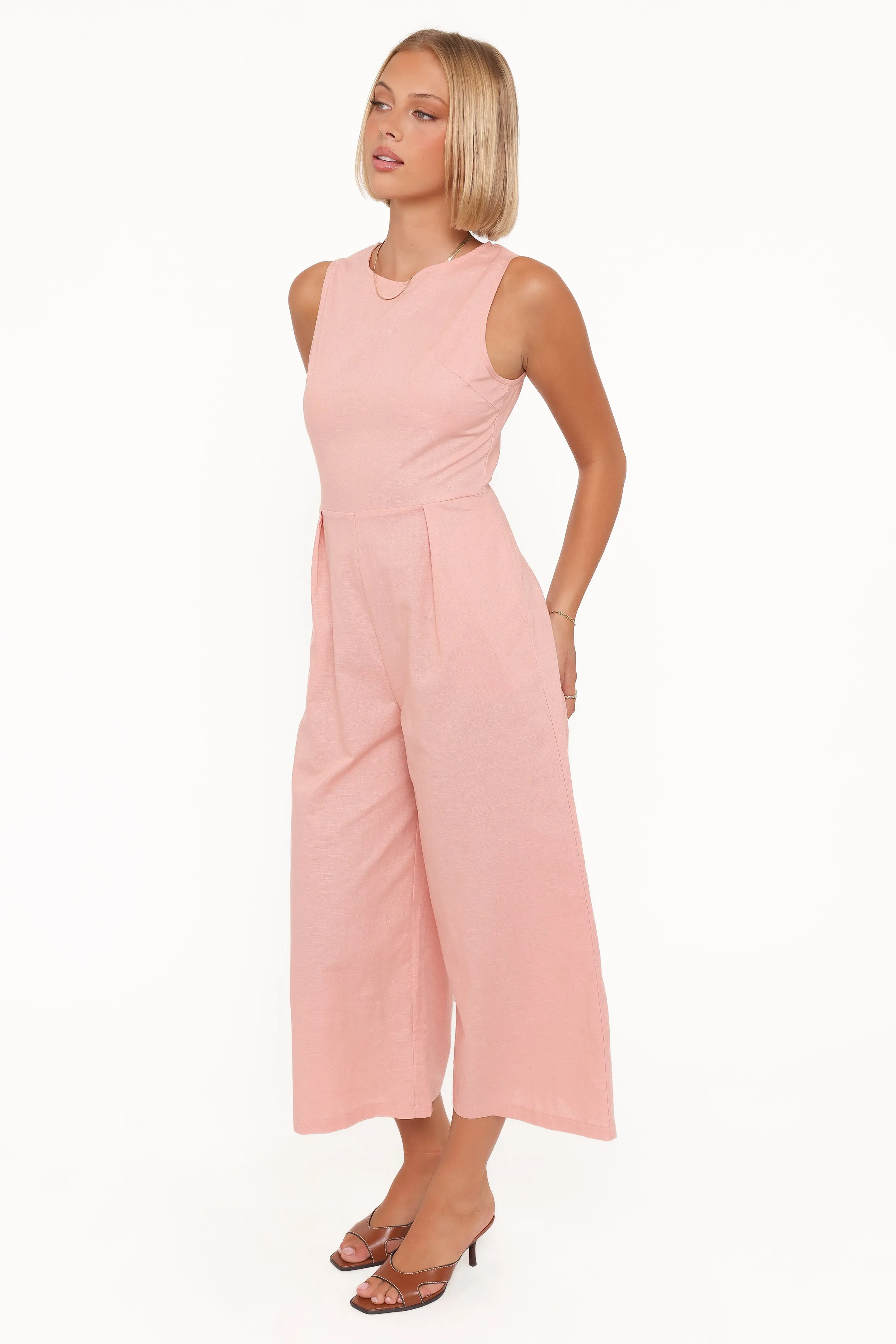 Ester Jumpsuit - Pale Pink sold by Petal & Pup product image thumbnail 3