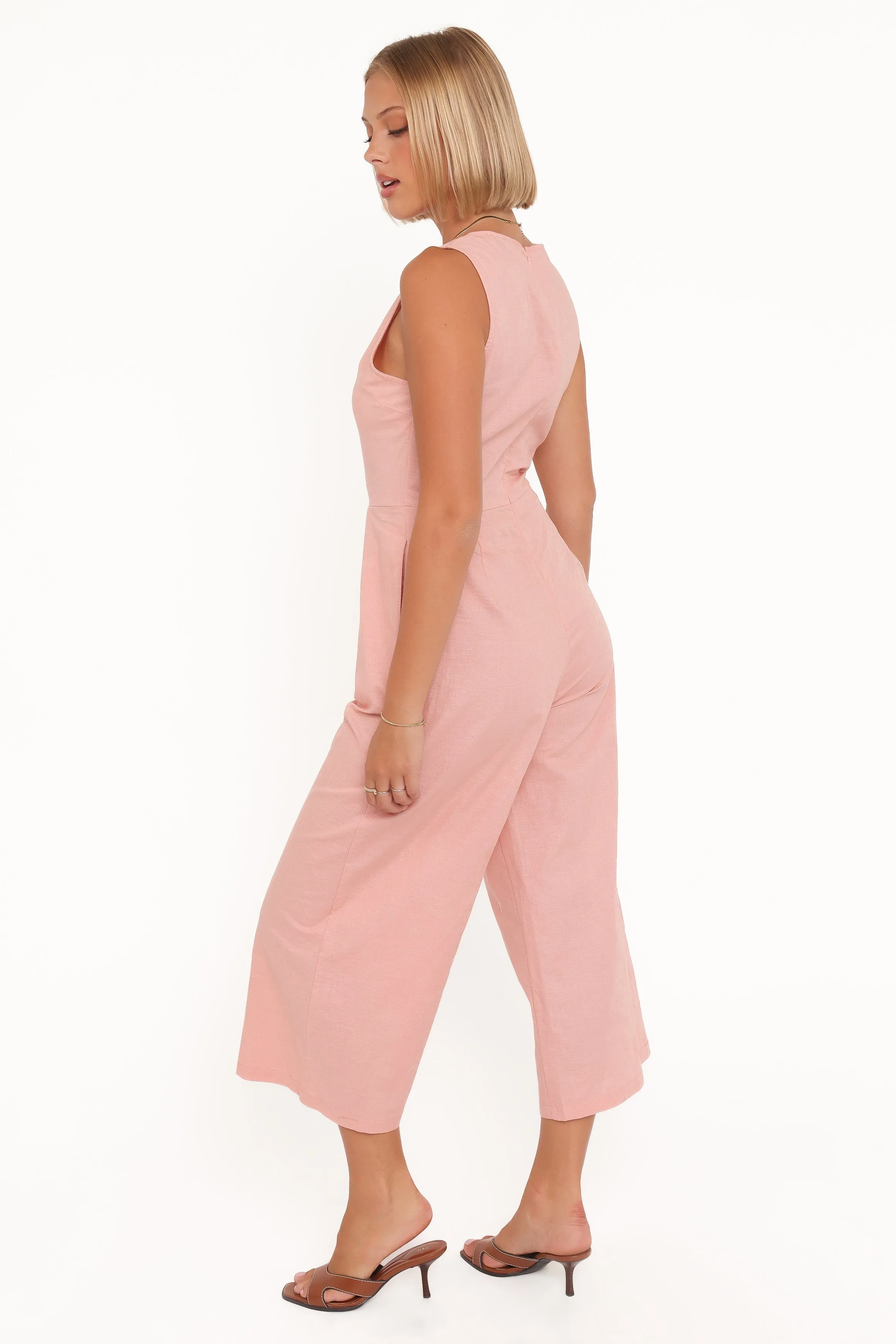 Ester Jumpsuit - Pale Pink sold by Petal & Pup product image thumbnail 4