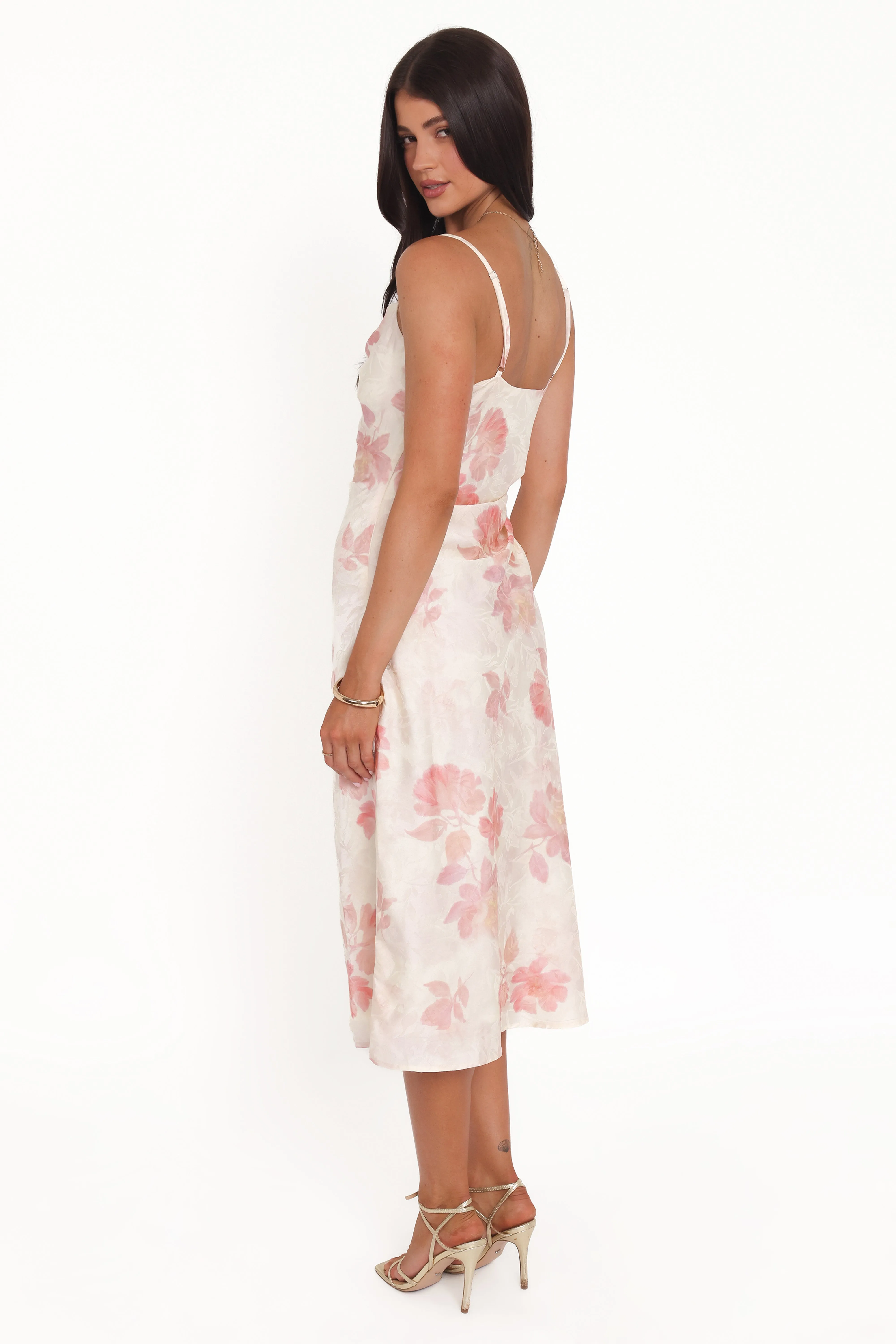 Sandrine Midi Dress - Pink Floral sold by Petal & Pup product image thumbnail 4
