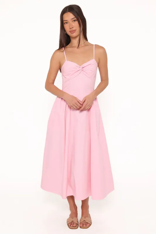 Venice Midi Dress - Pink made by Petal & Pup
