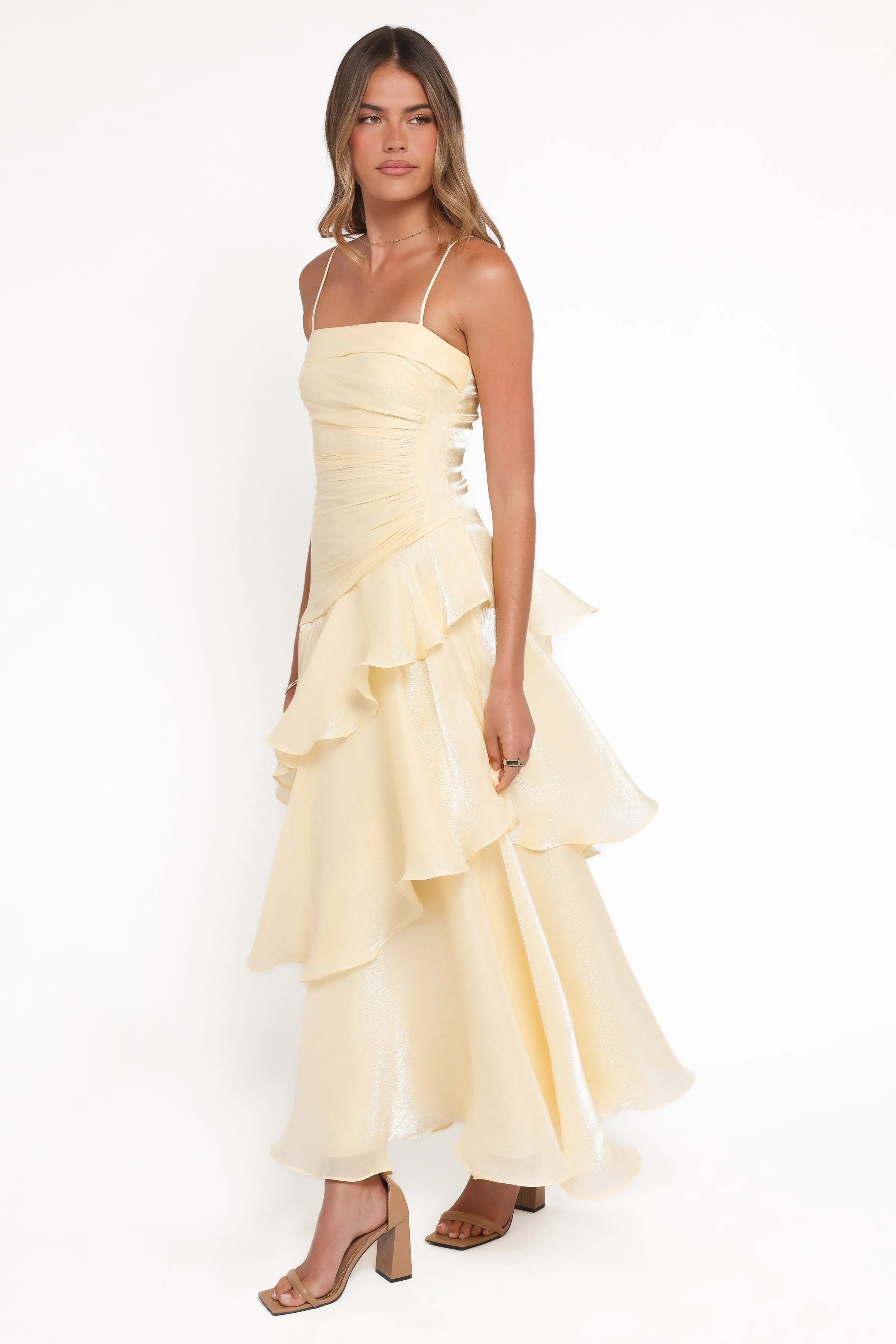 Rosalie Maxi Dress - Butter Yellow sold by Petal & Pup product image thumbnail 2