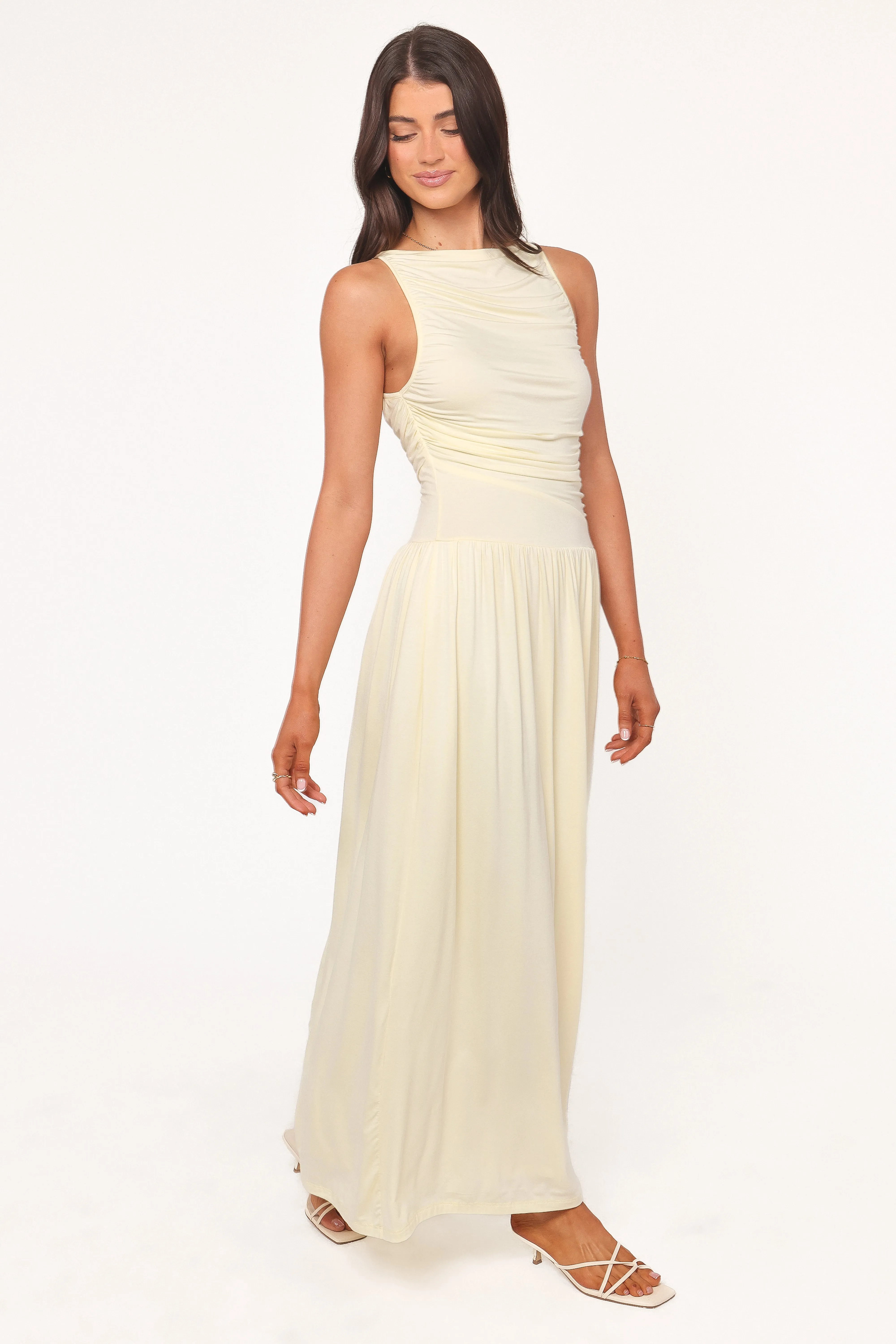 Shirley Maxi Dress - Butter Yellow sold by Petal & Pup product image thumbnail 3
