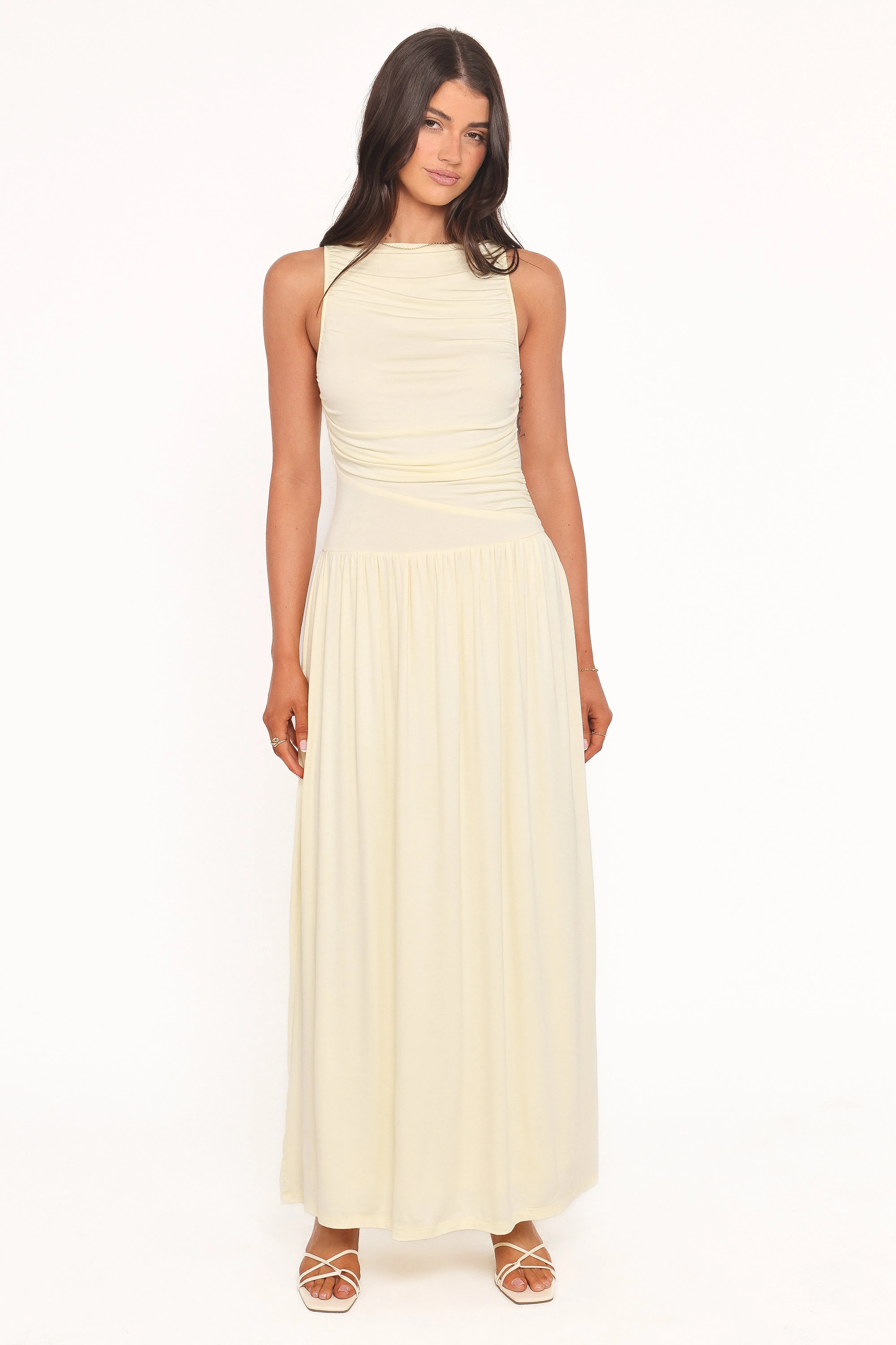 Shirley Maxi Dress - Butter Yellow sold by Petal & Pup product image thumbnail 5