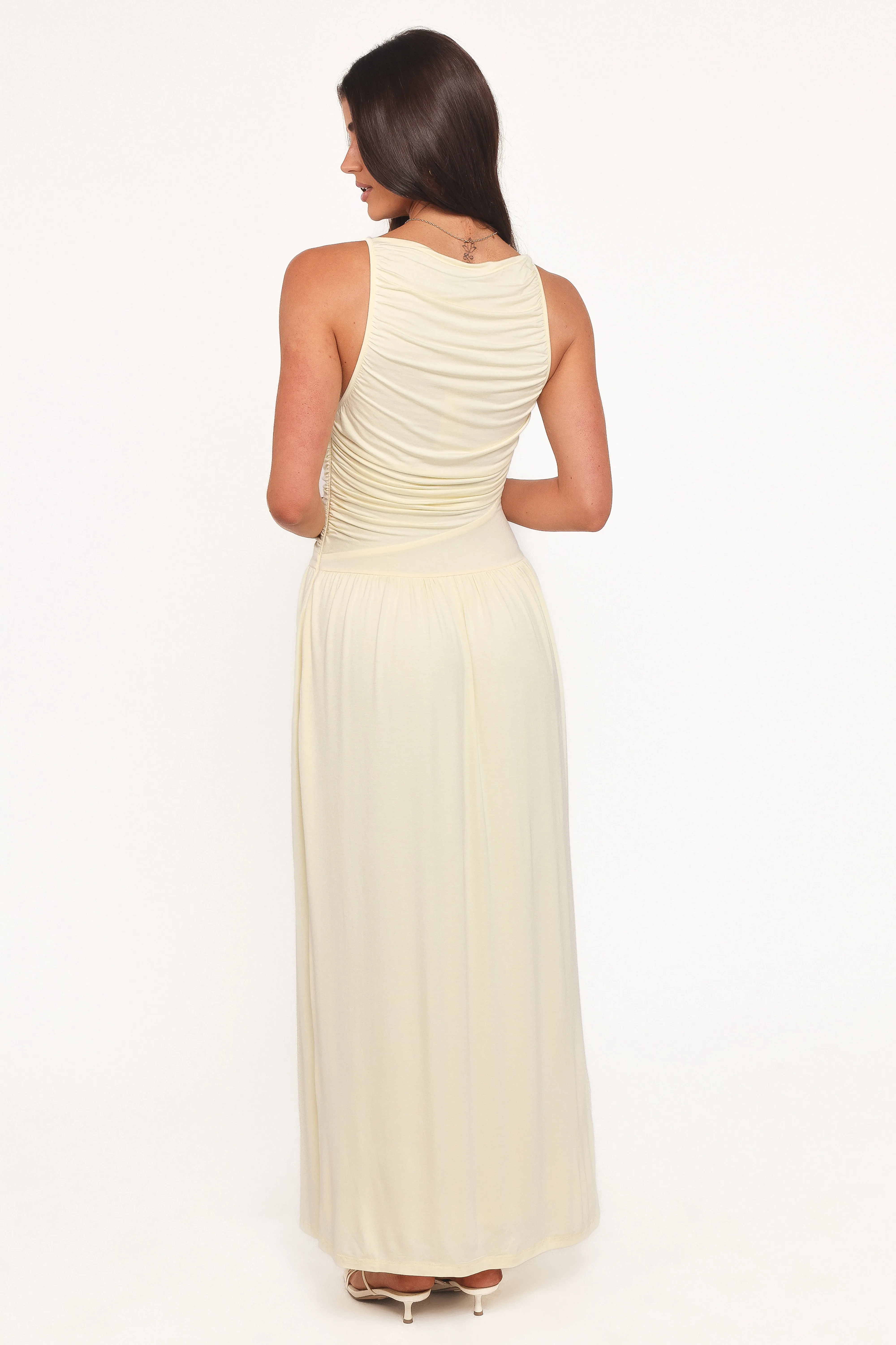 Shirley Maxi Dress - Butter Yellow sold by Petal & Pup product image thumbnail 4