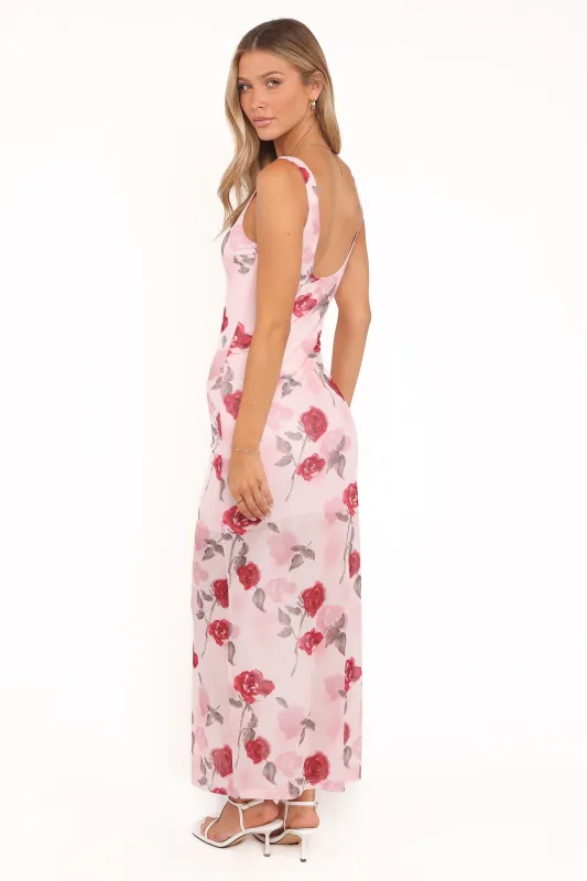 Brissa Maxi Dress - Pink Floral sold by Petal & Pup