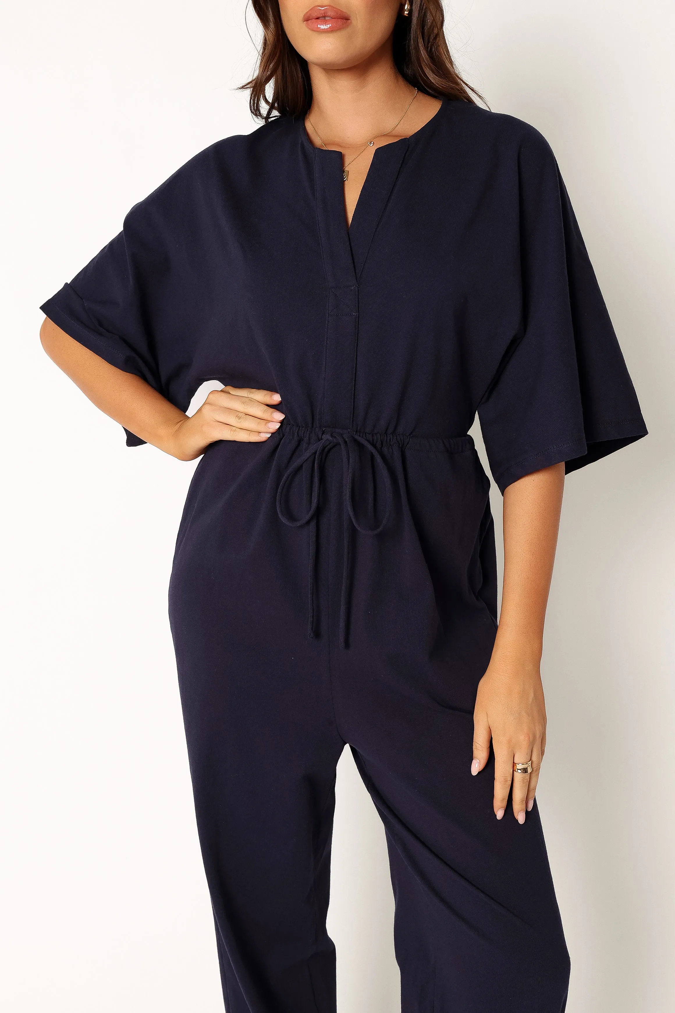 Whitman Jumpsuit - Navy sold by Petal & Pup product image thumbnail 3