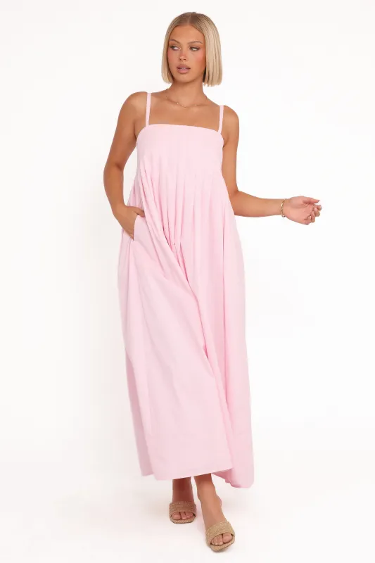 Corfu Midi Dress - Pink made by Petal & Pup