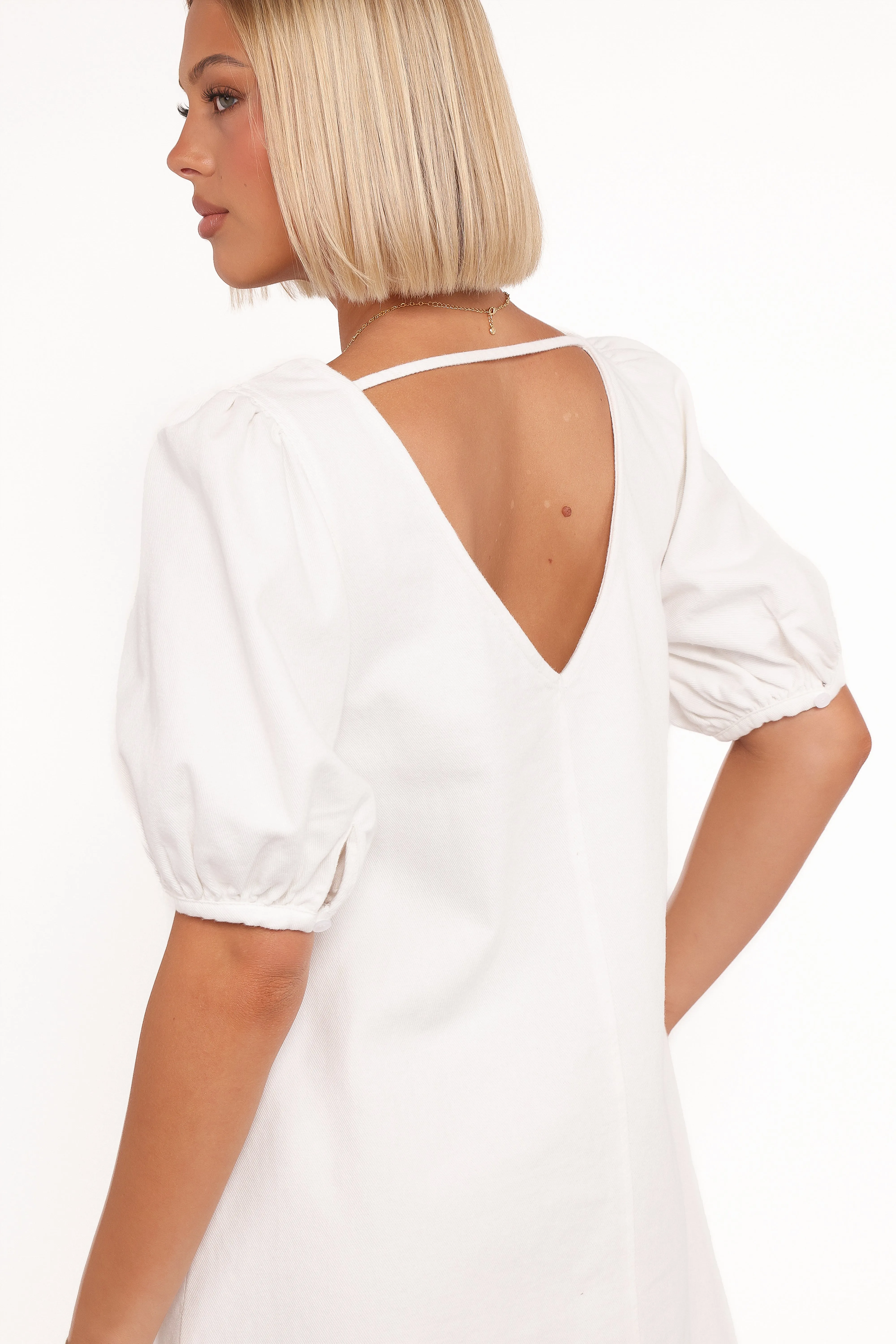 Coleman Mini Dress - Cream sold by Petal & Pup product image thumbnail 5