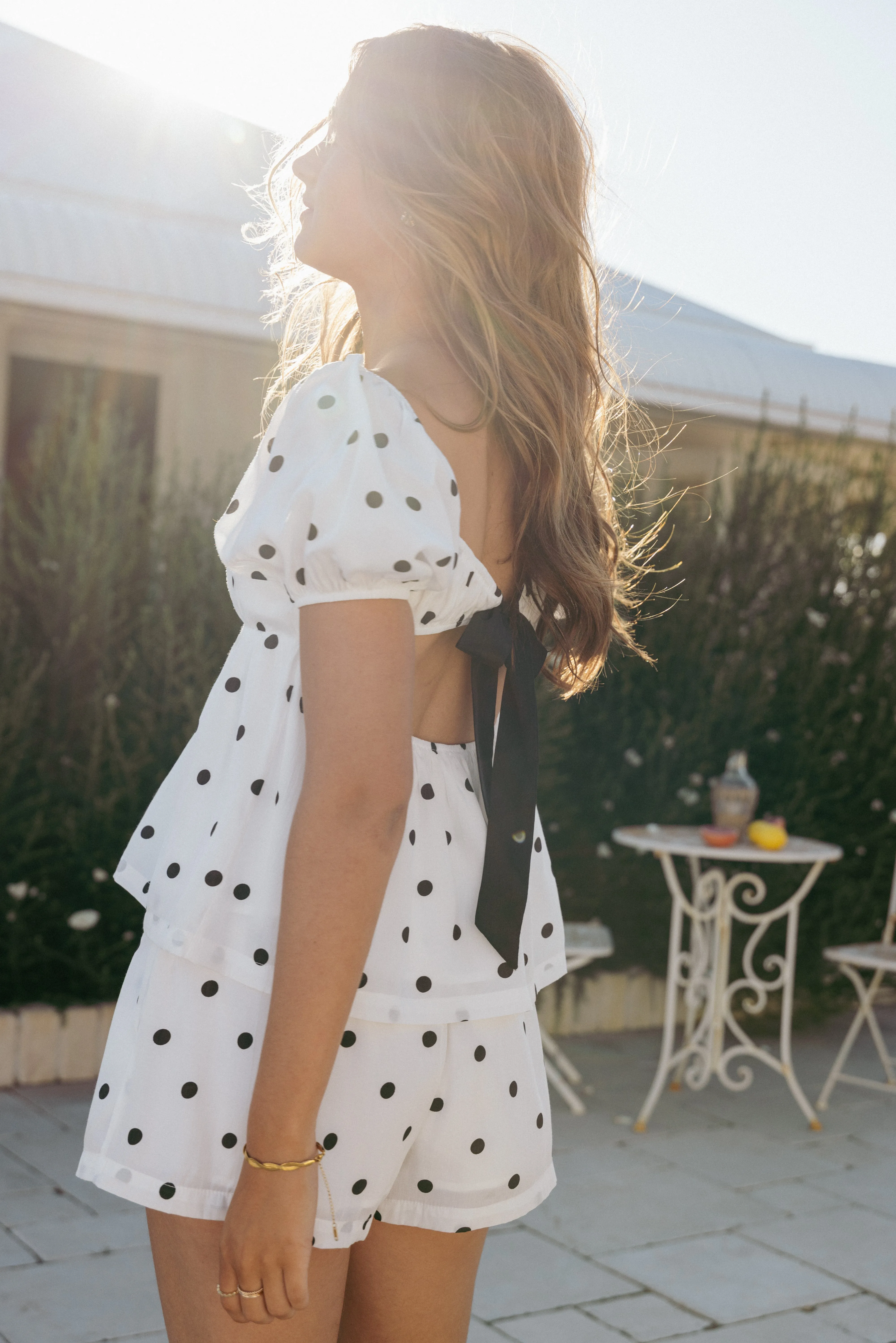 Julia Set - Black Polkadot sold by Petal & Pup