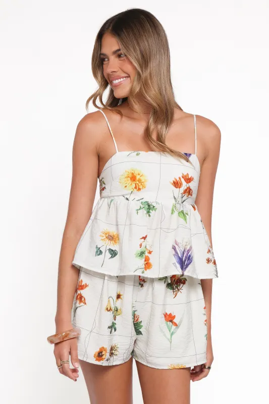 Emilie Short Set - Multi Flowers made by Petal & Pup