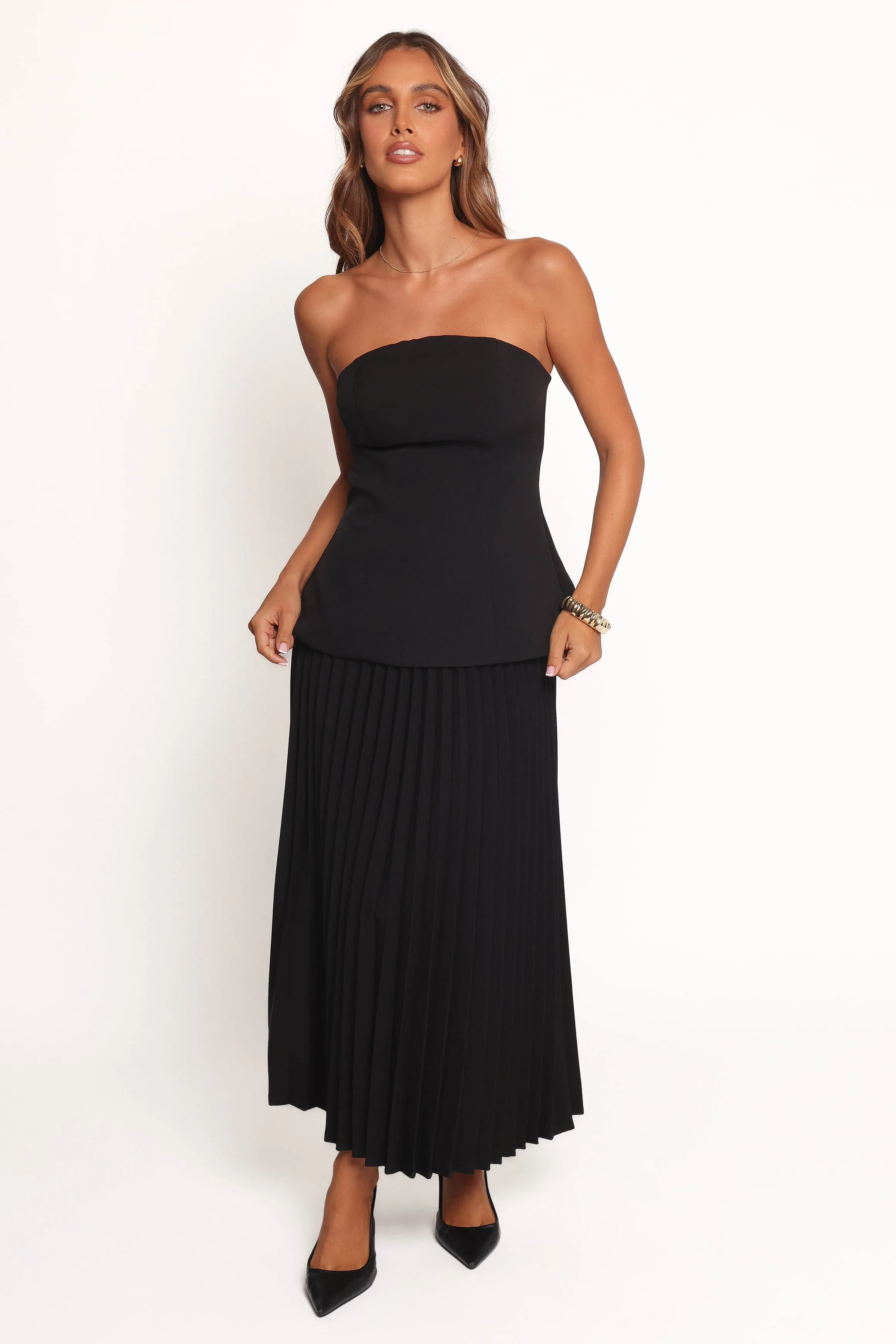 Liliana Strapless Top - Black sold by Petal & Pup product image thumbnail 5