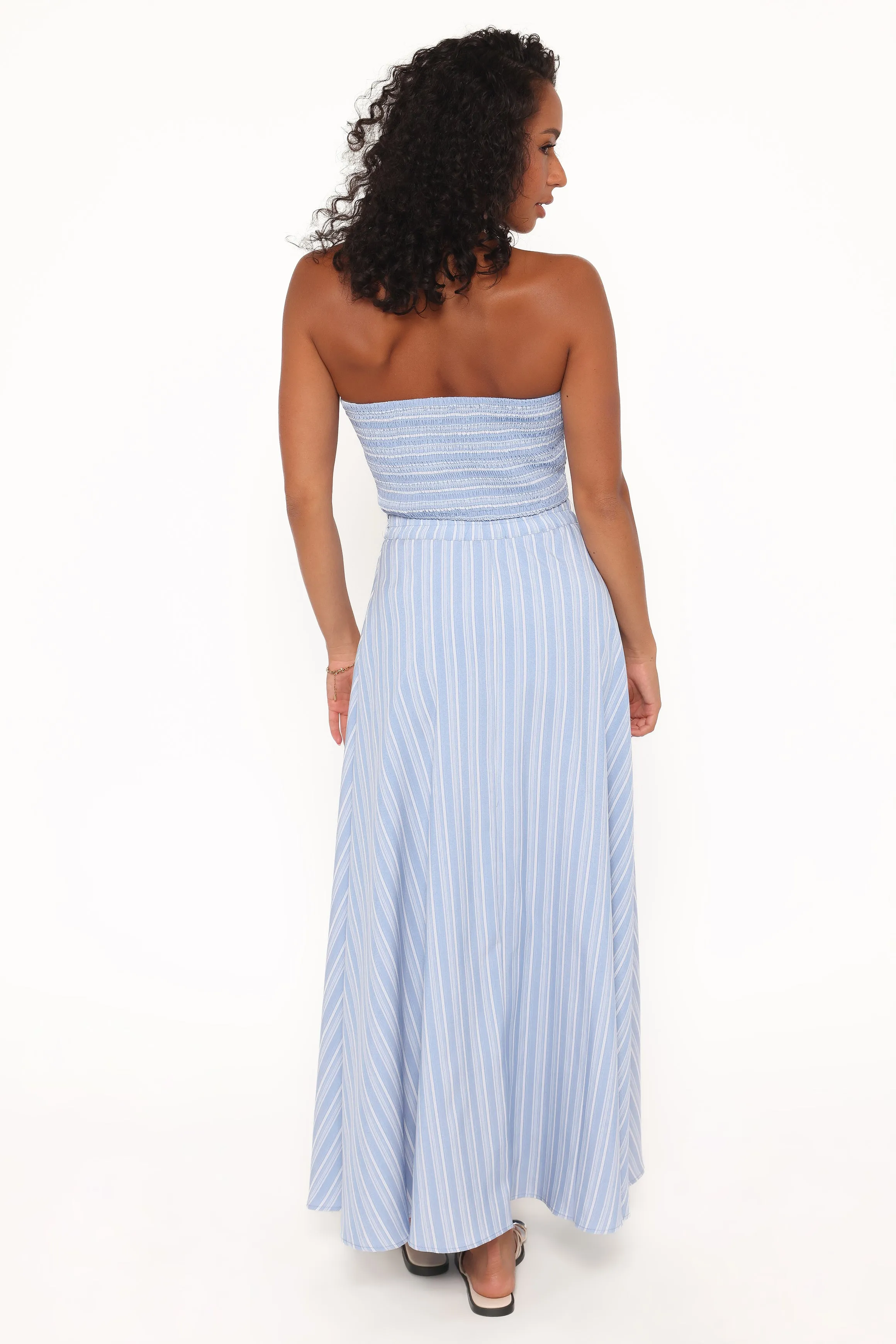 Serafina Two Piece Set - Blue Stripe sold by Petal & Pup product image thumbnail 4