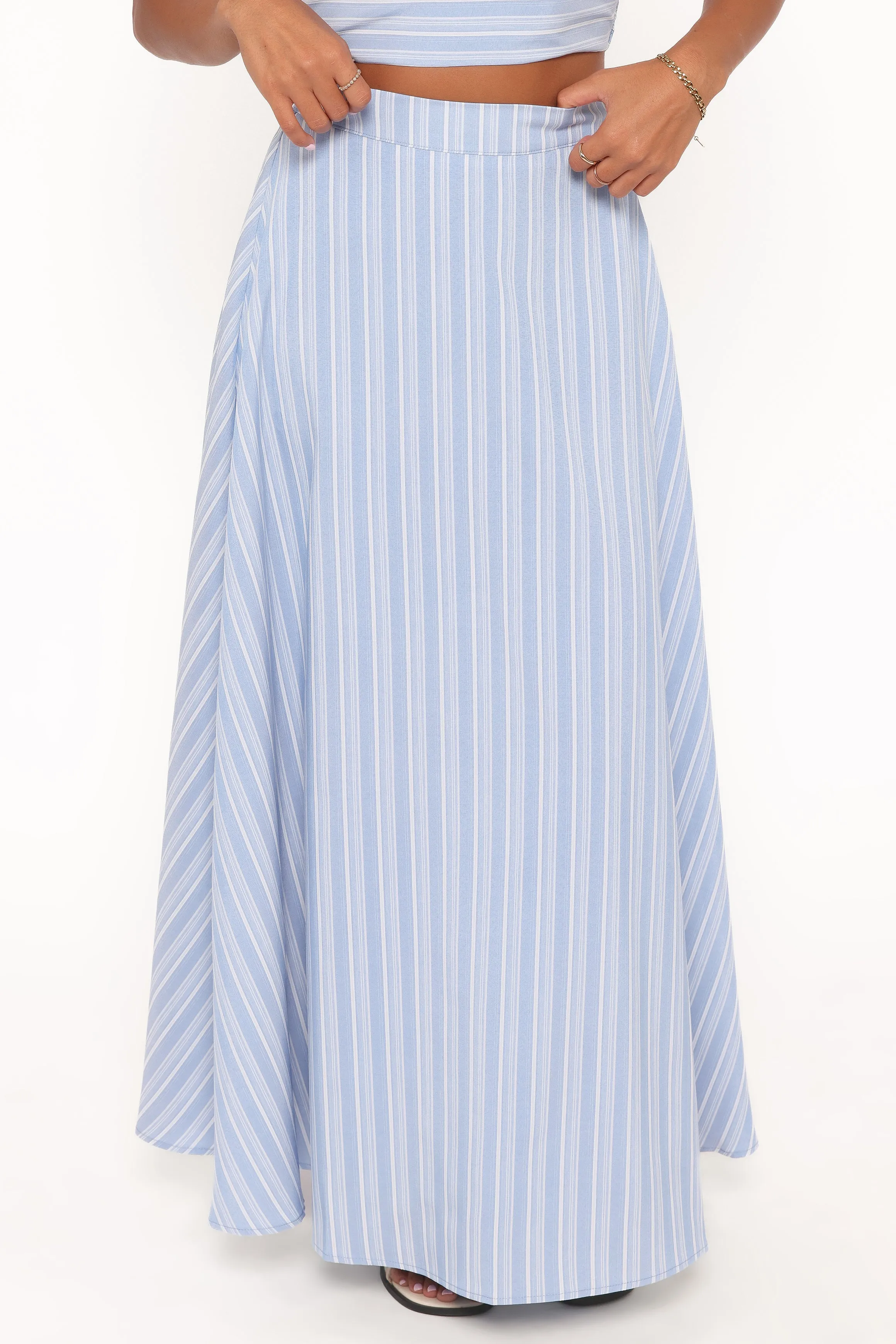 Serafina Two Piece Set - Blue Stripe sold by Petal & Pup product image thumbnail 5