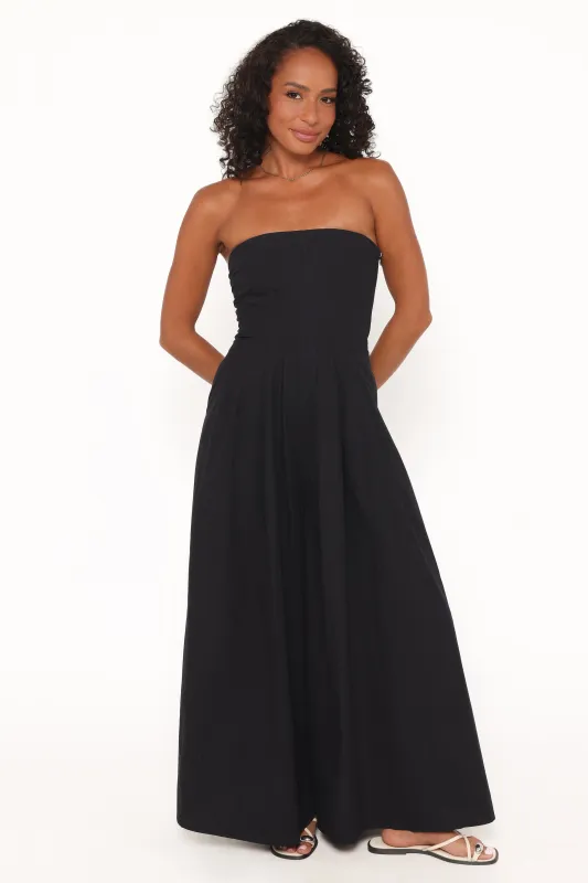 Wren Jumpsuit - Black sold by Petal & Pup