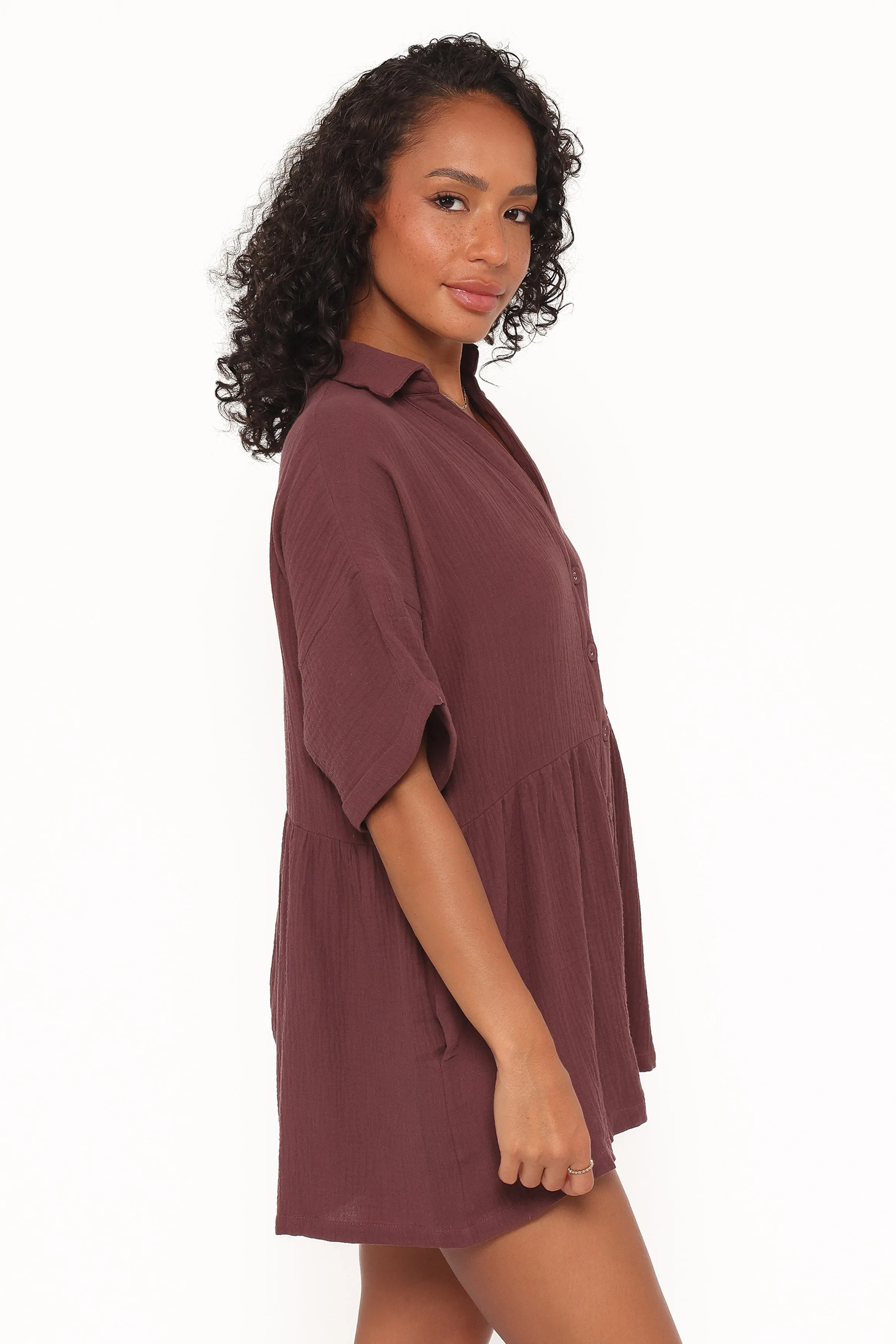 Winny Romper - Chocolate sold by Petal & Pup product image thumbnail 3