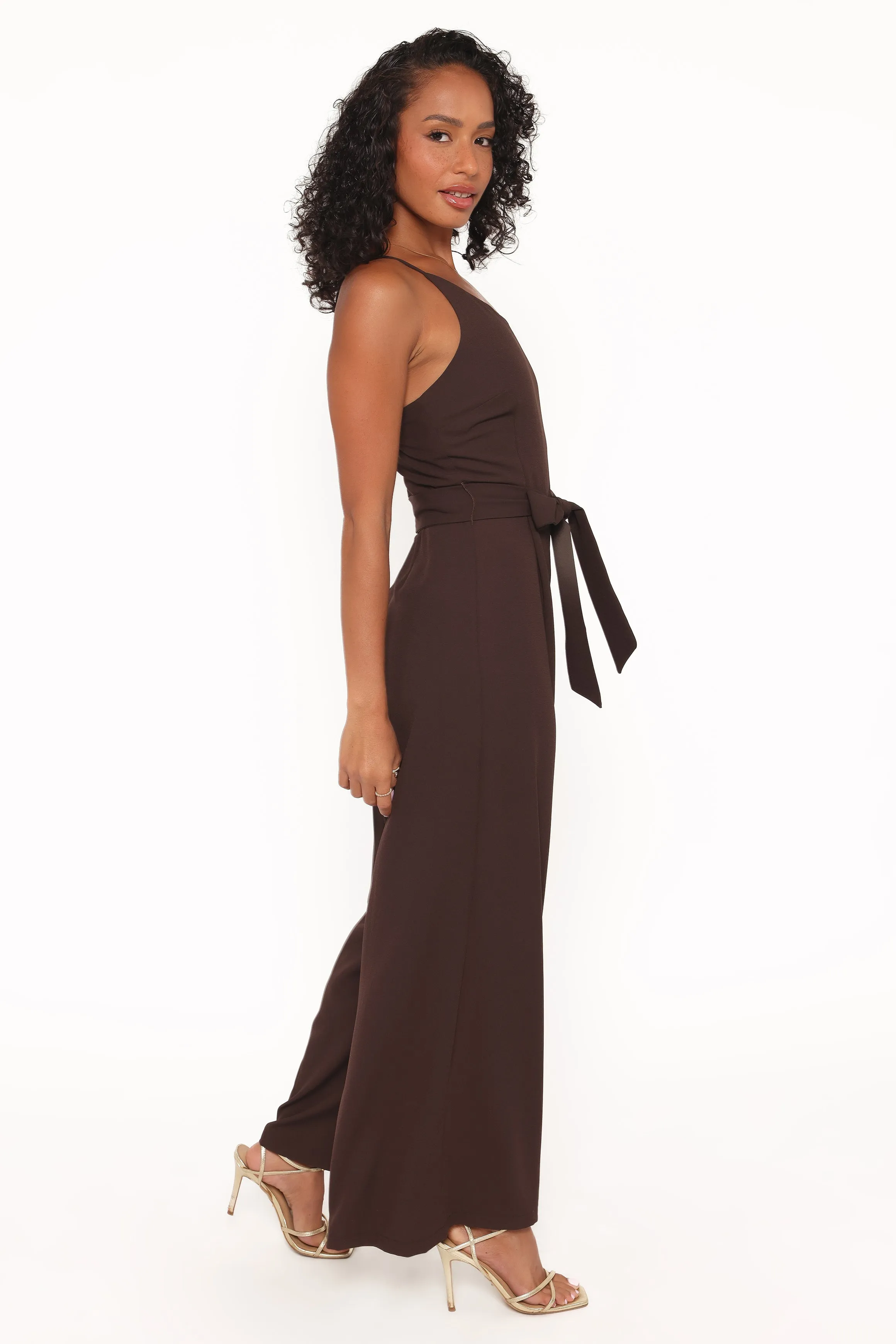 Leyton Jumpsuit - Chocolate Brown sold by Petal & Pup product image thumbnail 3
